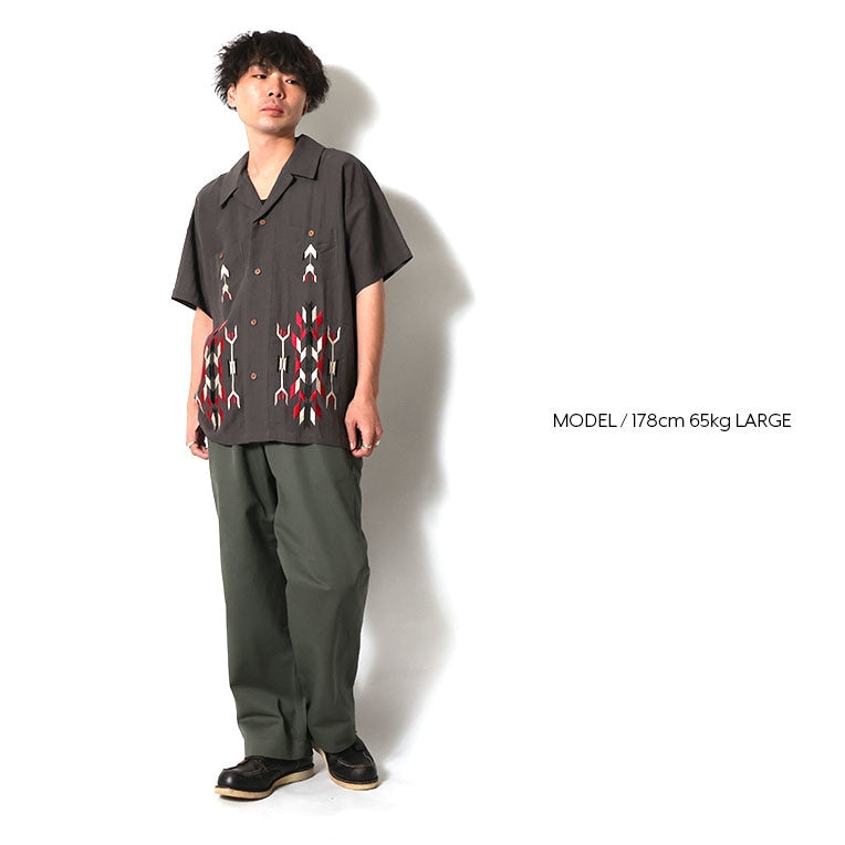 41330 LINEN CHIMAYO SHIRT - CHARCOAL