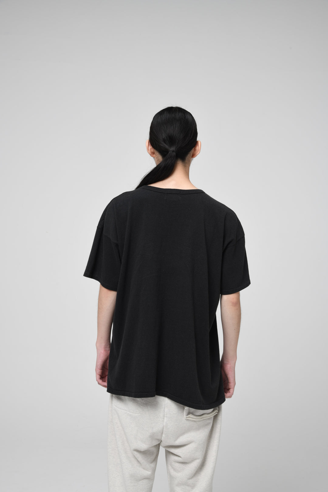 SALISH LODGE TEE AGED - 88/12 BLACK