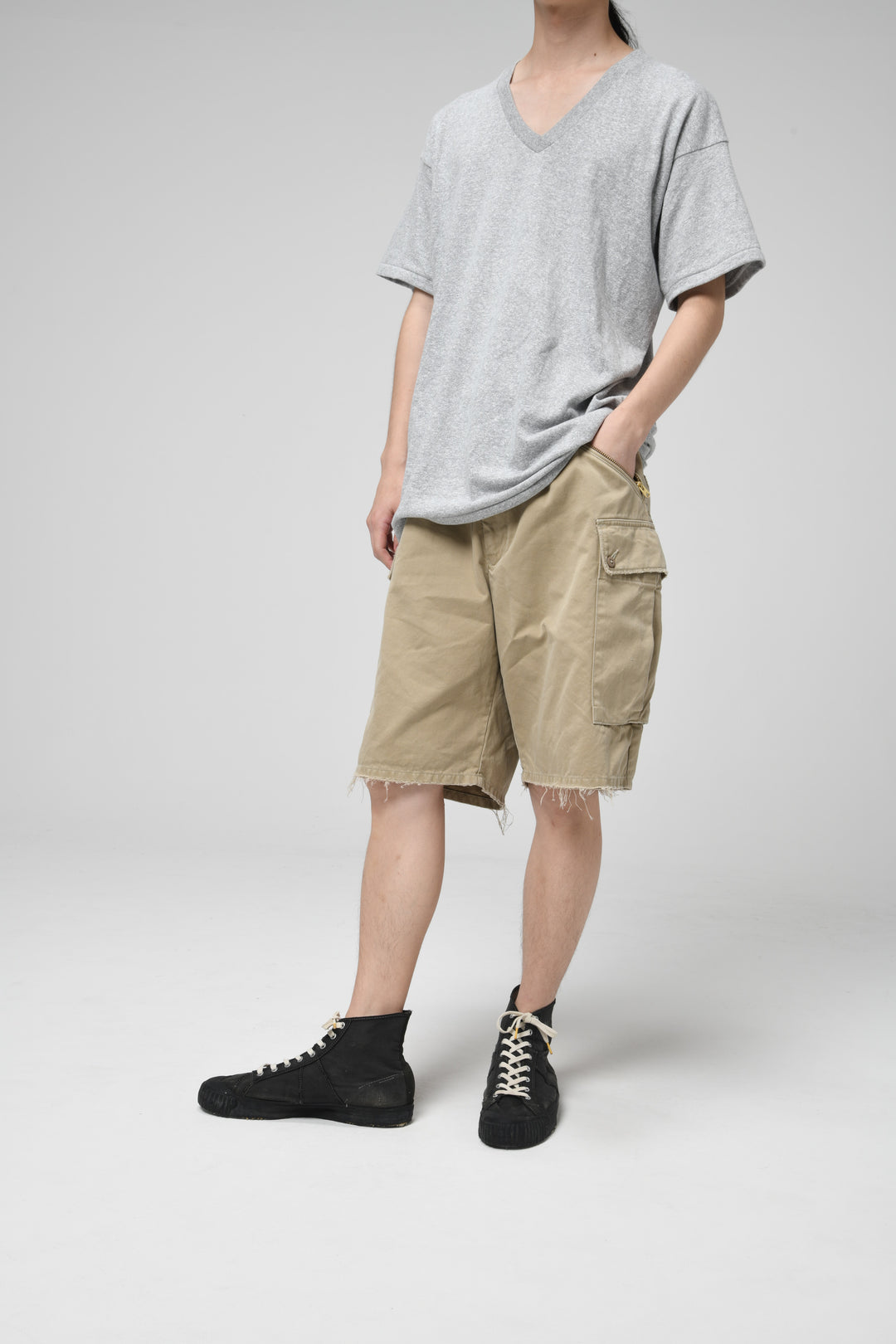 US ARMY MOUNTAIN TROOPER SHORTS AGED - KHAKI