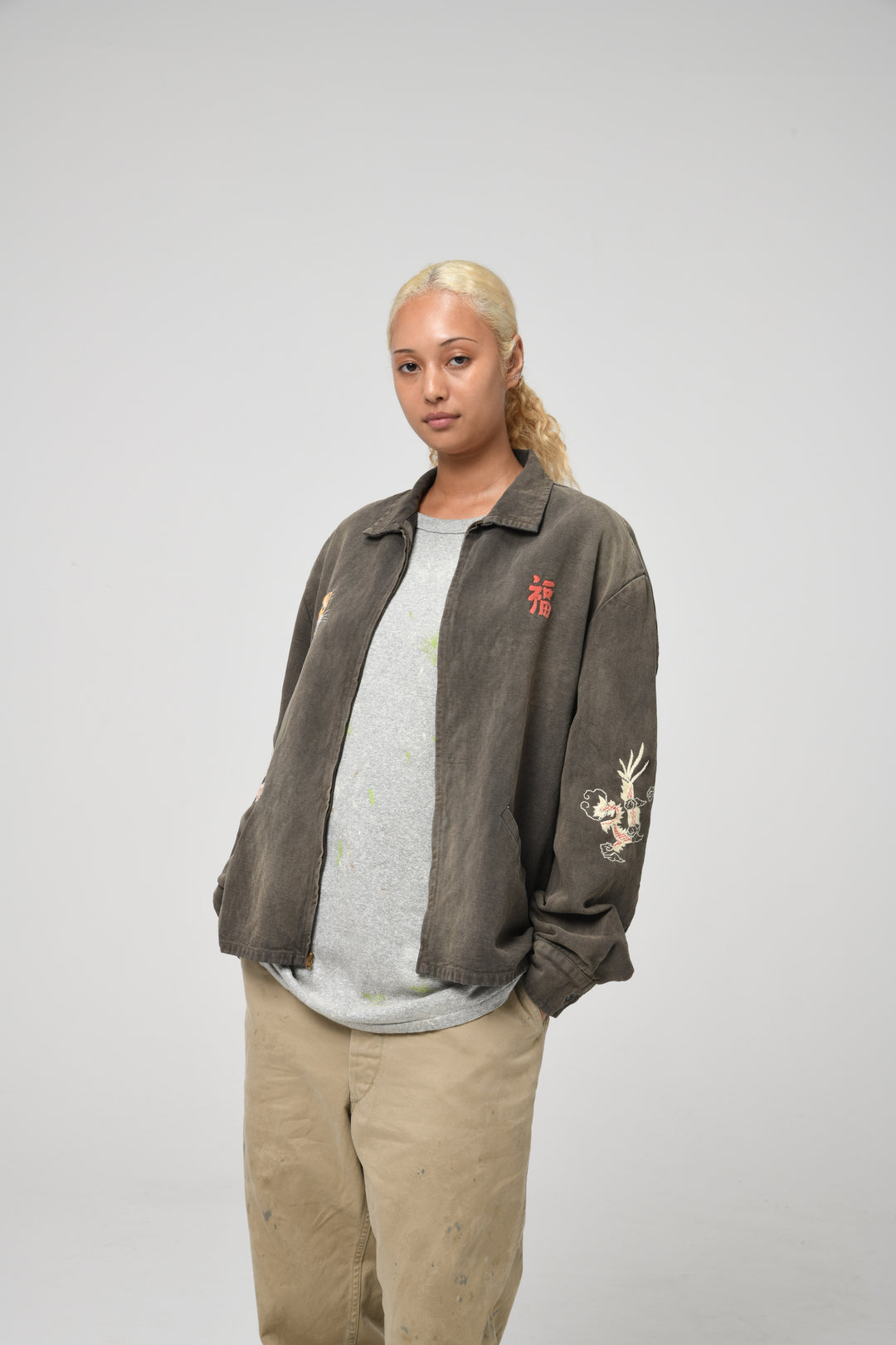 VIETNAM JACKET AGED - BLACK