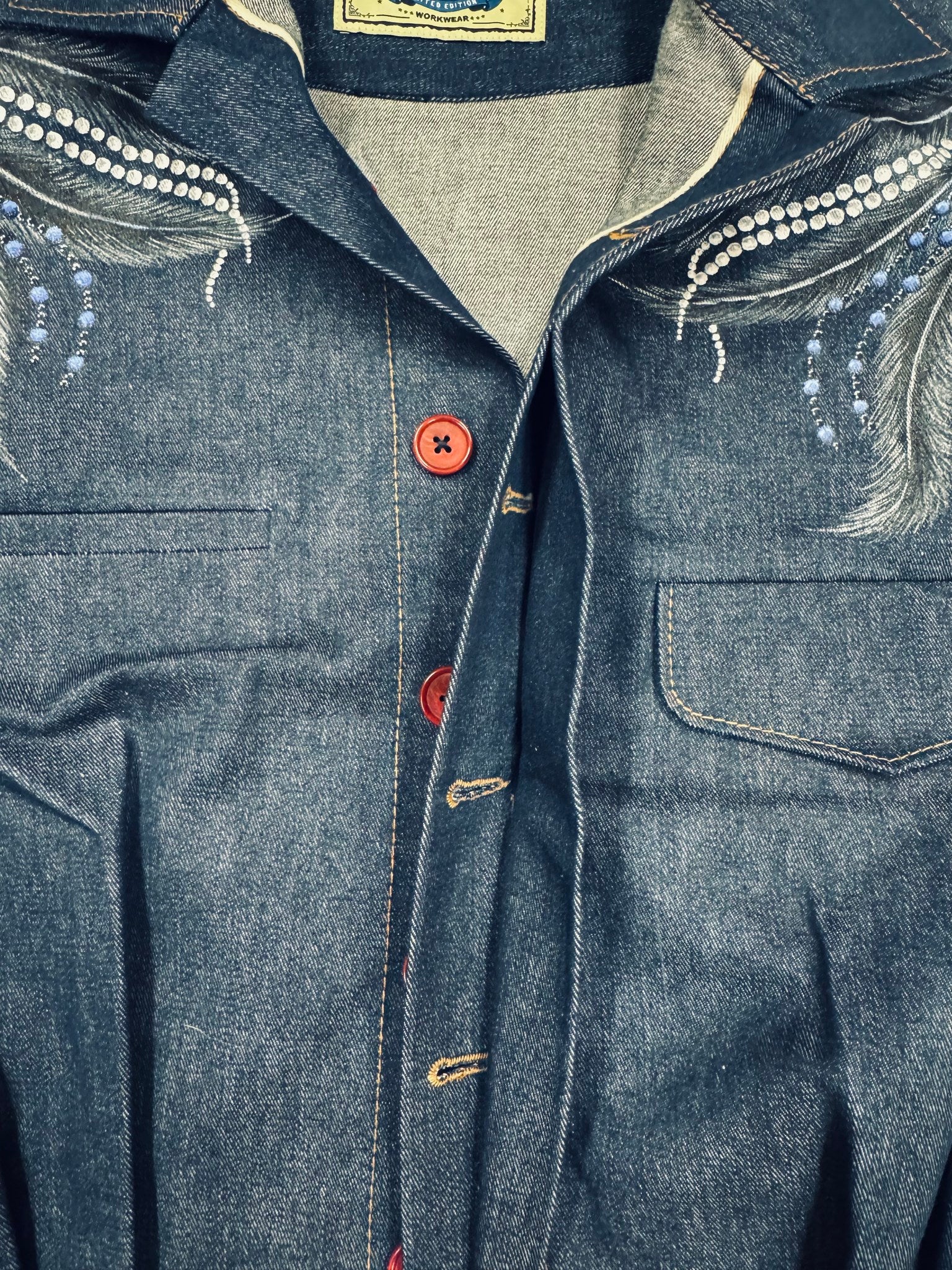 AK/PR/LOT2/JKT/026 Army Bomber Indian Chief - INDIGO