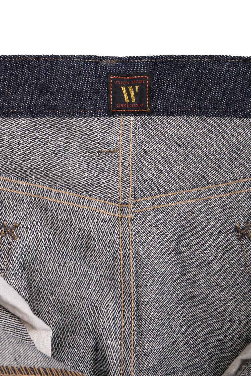 1010 DSB OFFSET LOOP COWBOY PANTS(WW II MODEL) - INDIGO