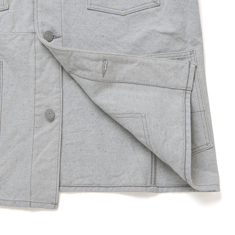 4607 Upcycled Indigo Canvas Coverall - LIGHT INDIGO