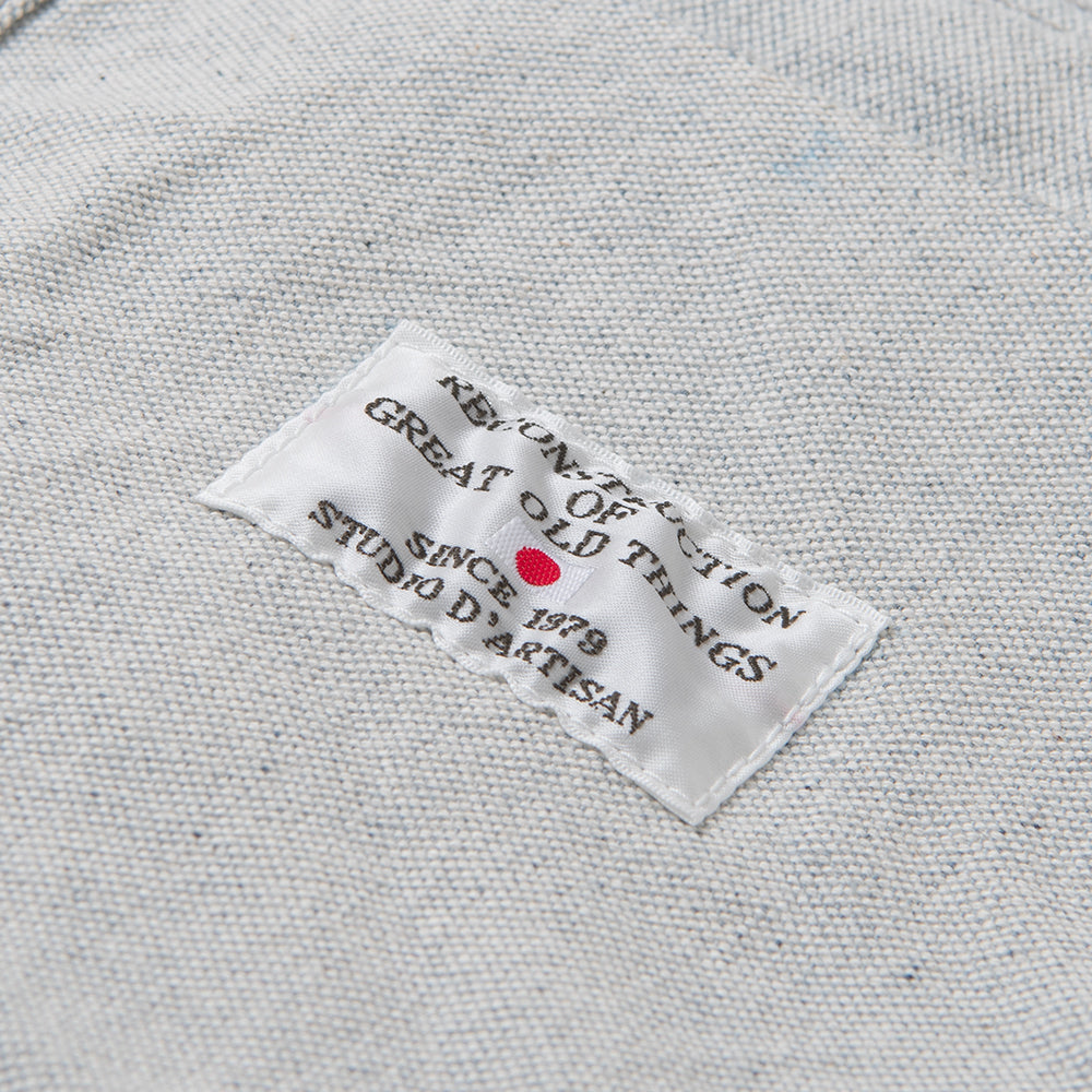 4607 Upcycled Indigo Canvas Coverall - LIGHT INDIGO