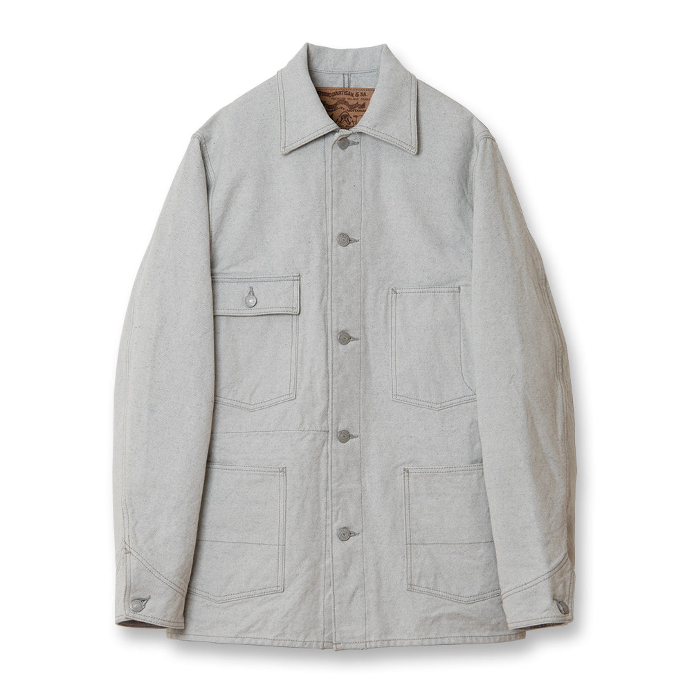 4607 Upcycled Indigo Canvas Coverall - LIGHT INDIGO