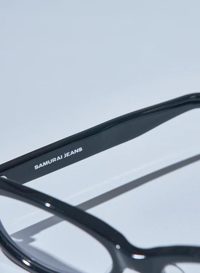 SEW24-101 Celluloid Glasses - BLACK