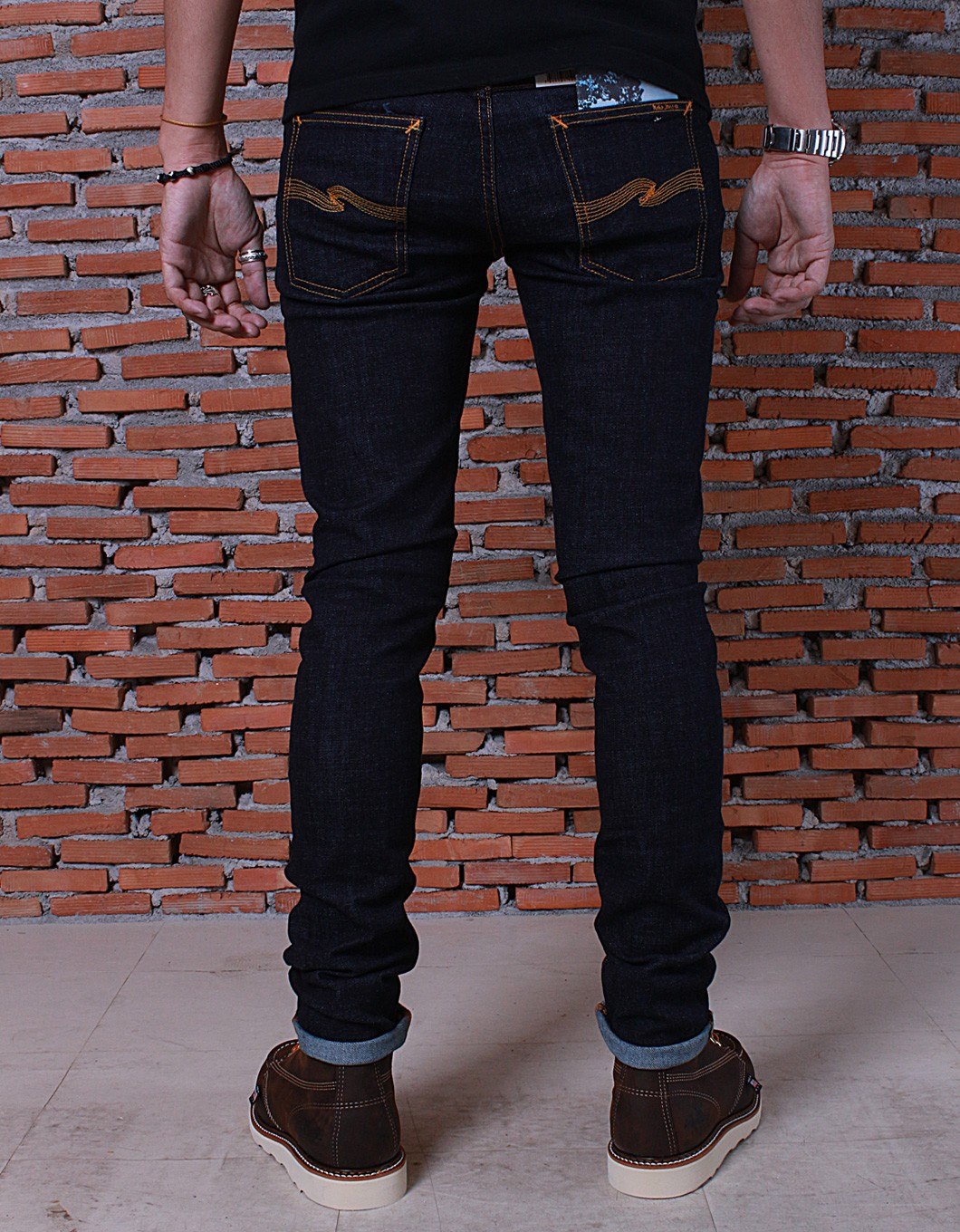 TIGHT LONG JOHN - ORGANIC TWILL RINSED