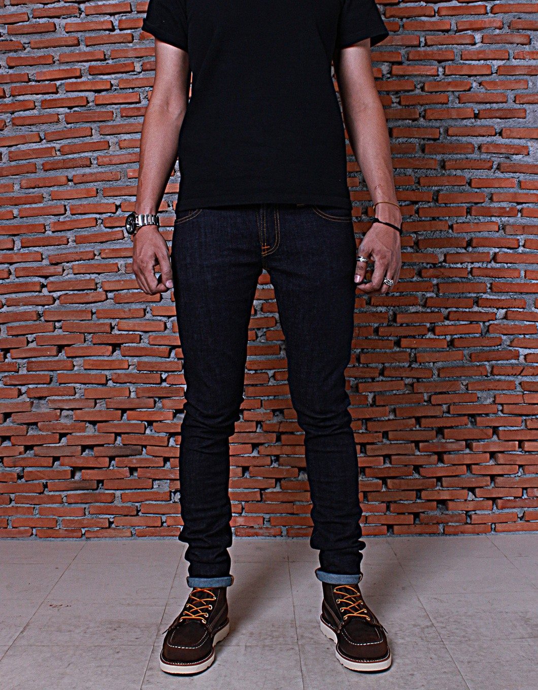 TIGHT LONG JOHN - ORGANIC TWILL RINSED