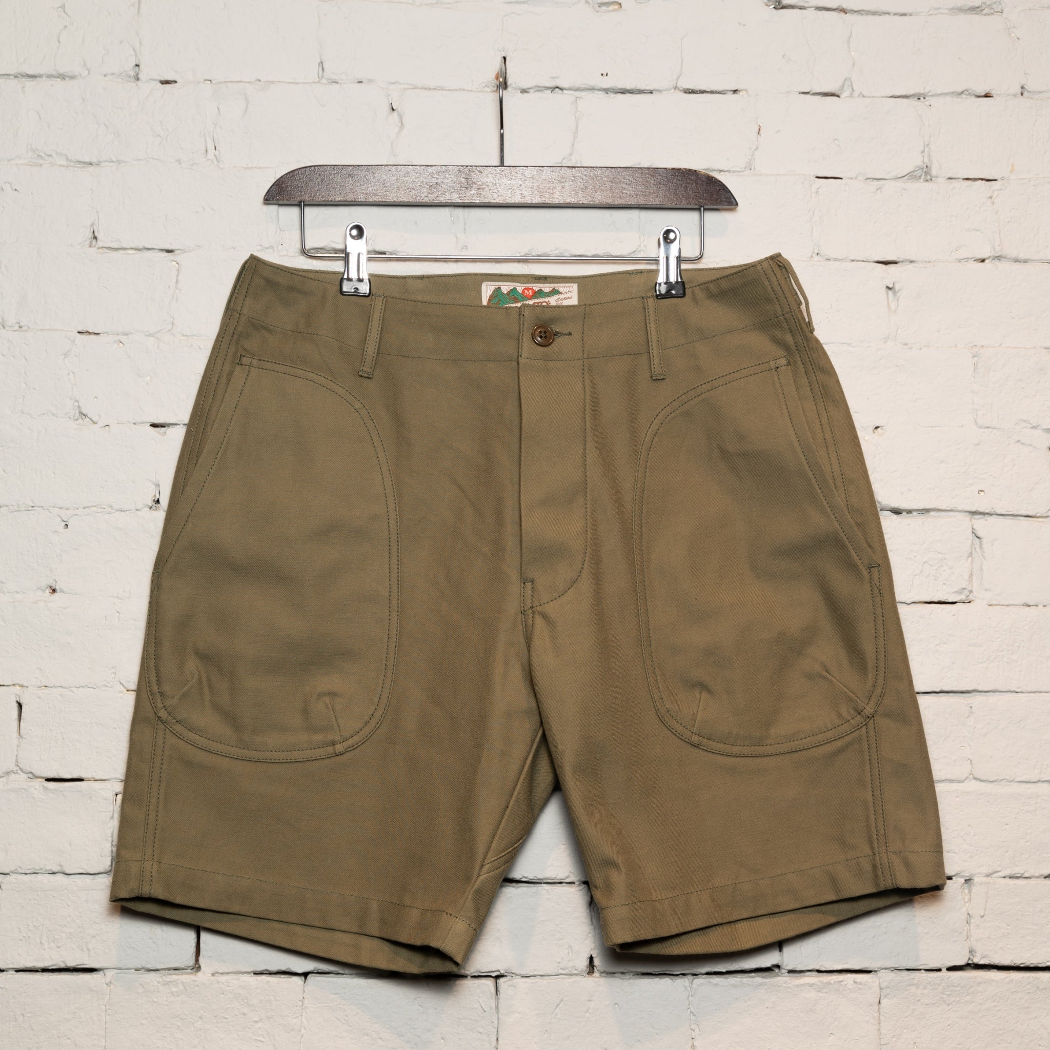 SHORT DECK PANTS - OLIVE TWILL