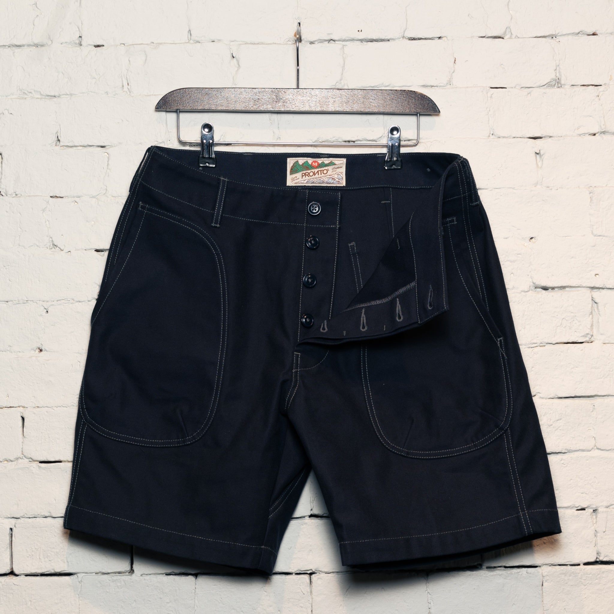 SHORT DECK PANTS - NAVY TWILL