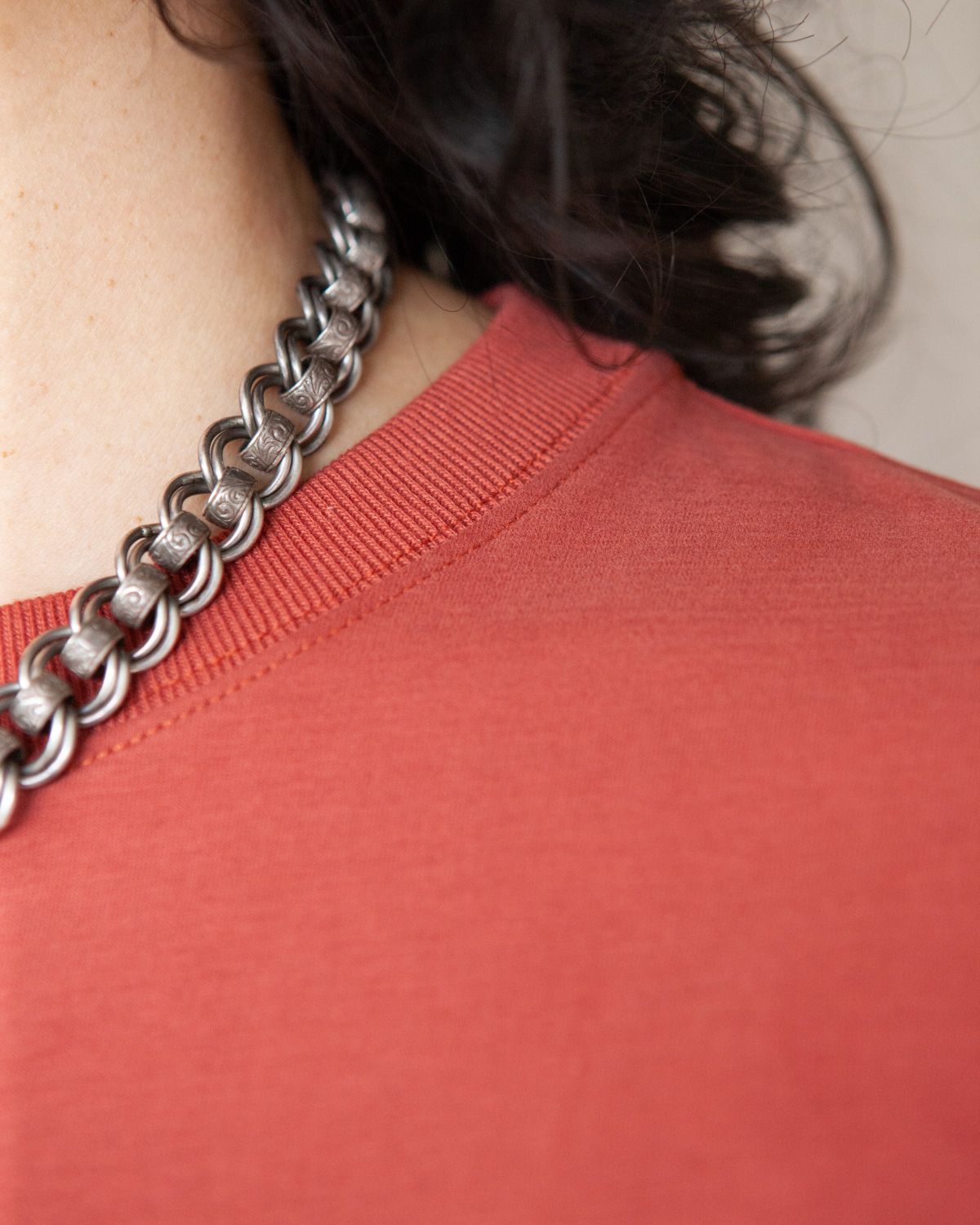 BOWL TEE - SIENNA BROWN