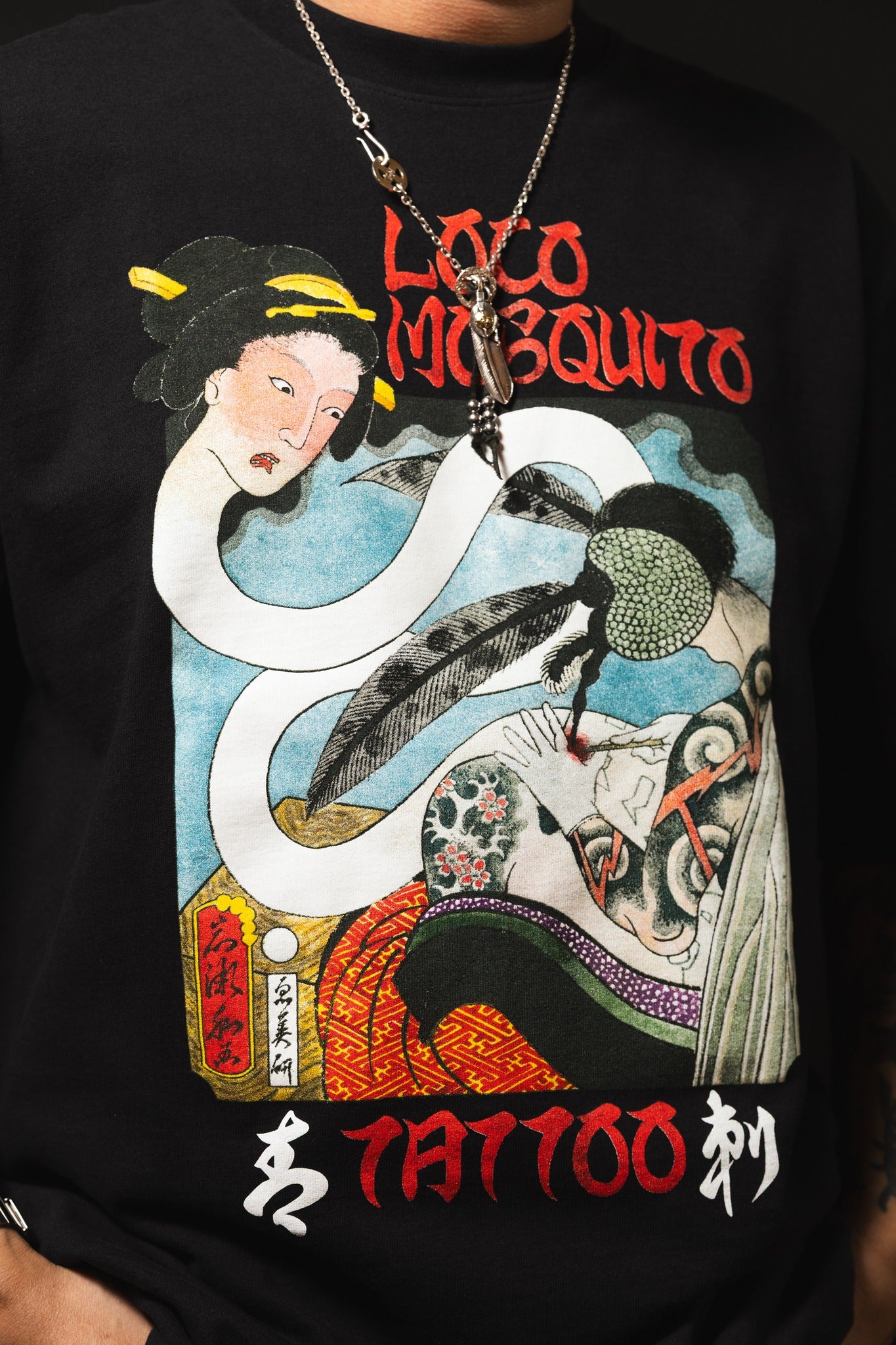 L. MOSQUITO TEBORI TEE - BLACK