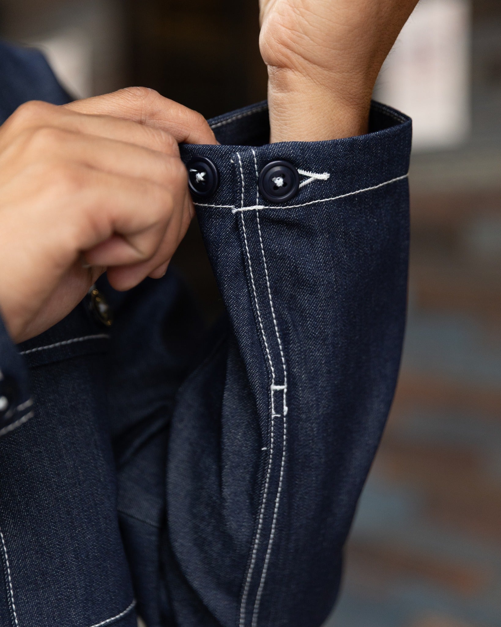 P44 UTILITY SHIRT - 9OZ DENIM