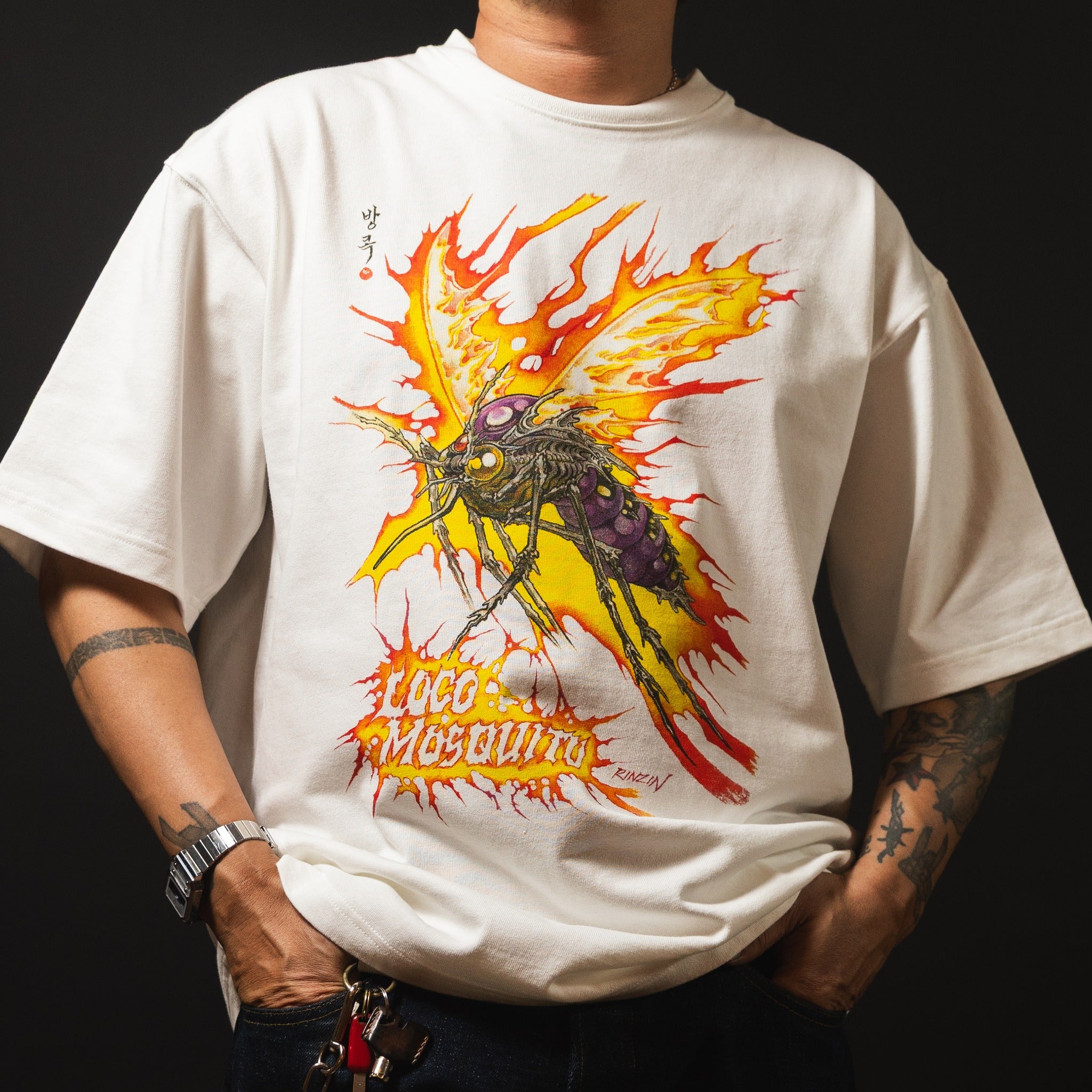 RINZIN L. MOSQUITO TEE - WHITE