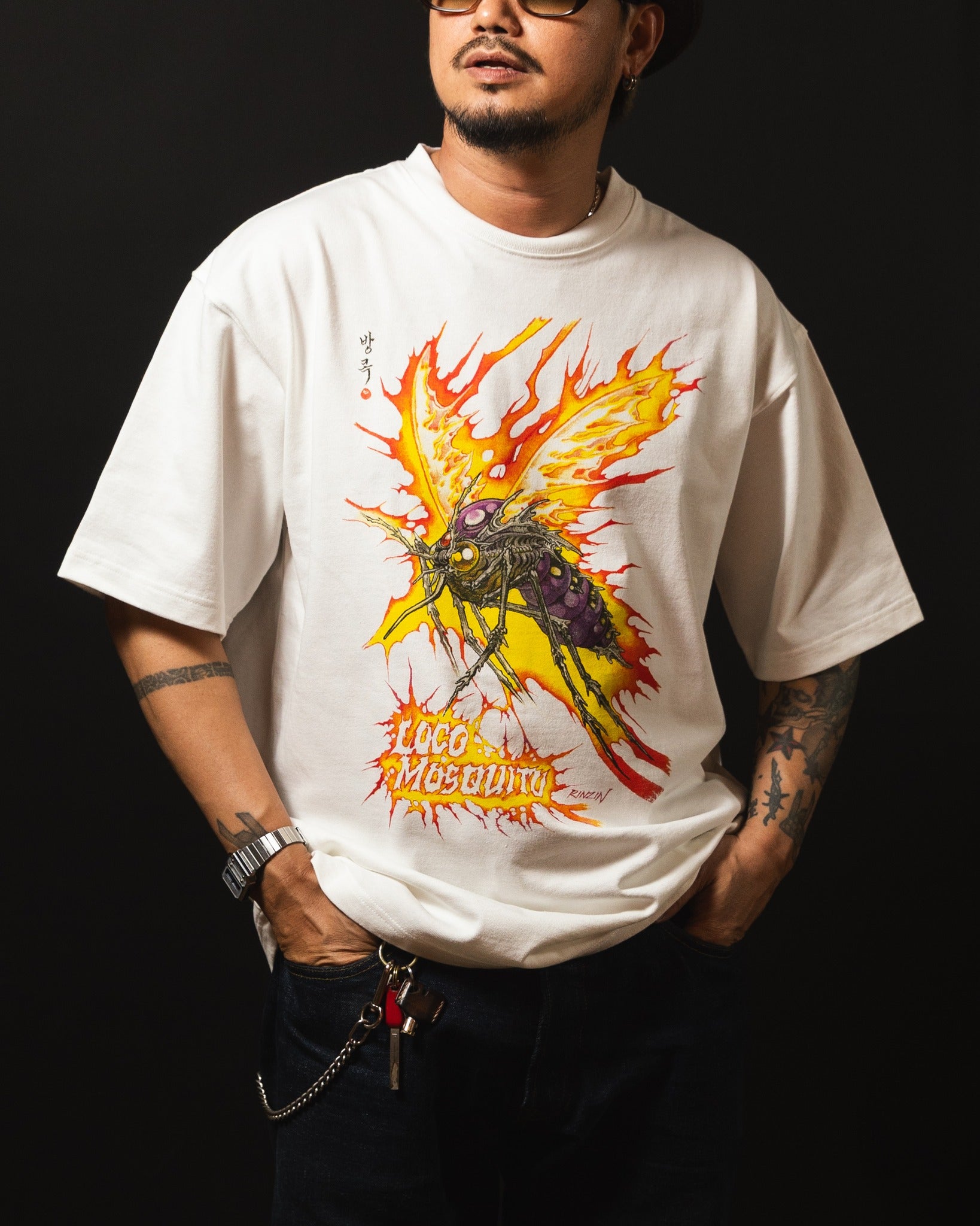 RINZIN L. MOSQUITO TEE - WHITE