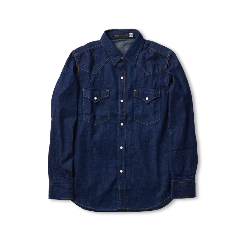 4894 Denim Western Shirt - INDIGO