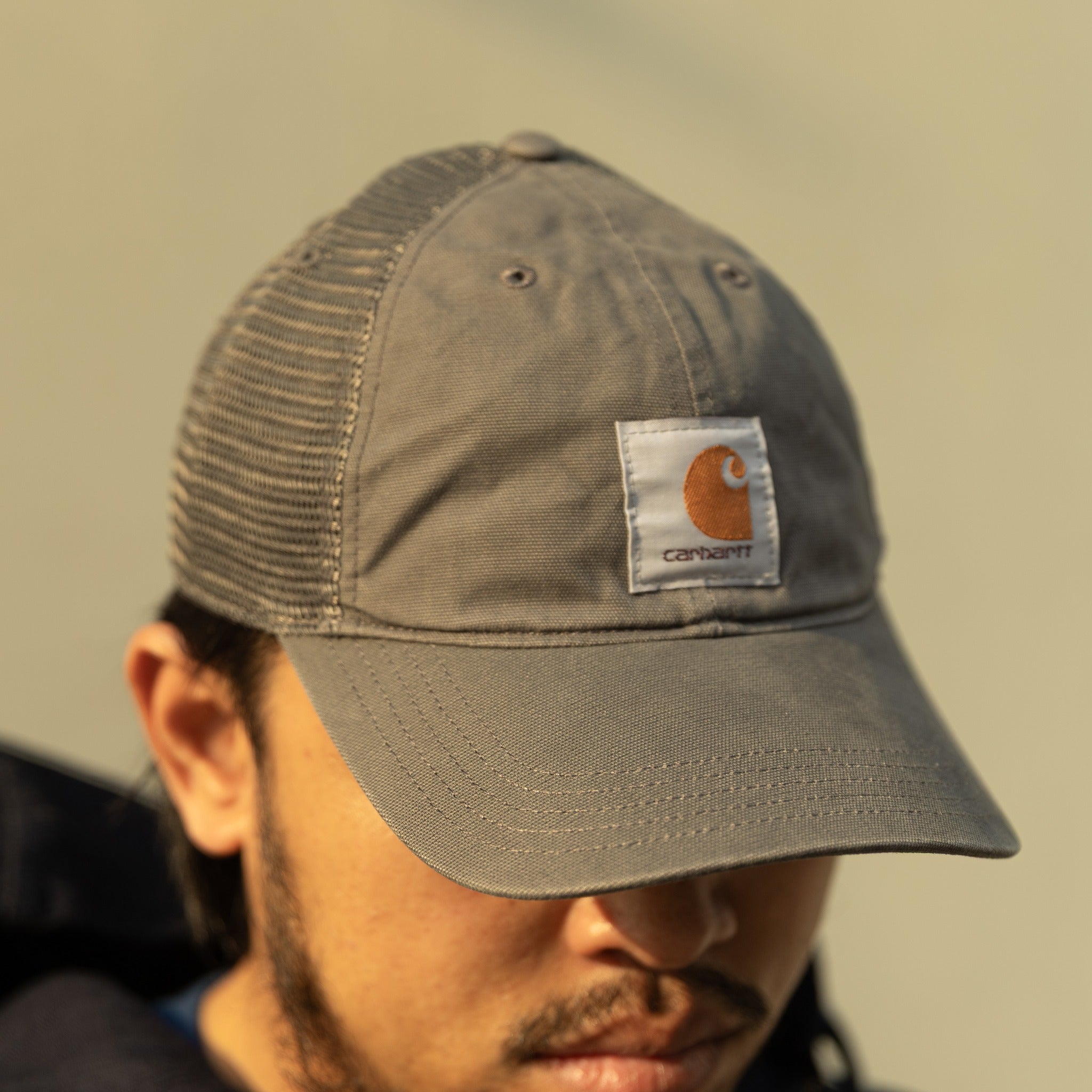 CANVAS MESH-BACK CAP - GRAVEL