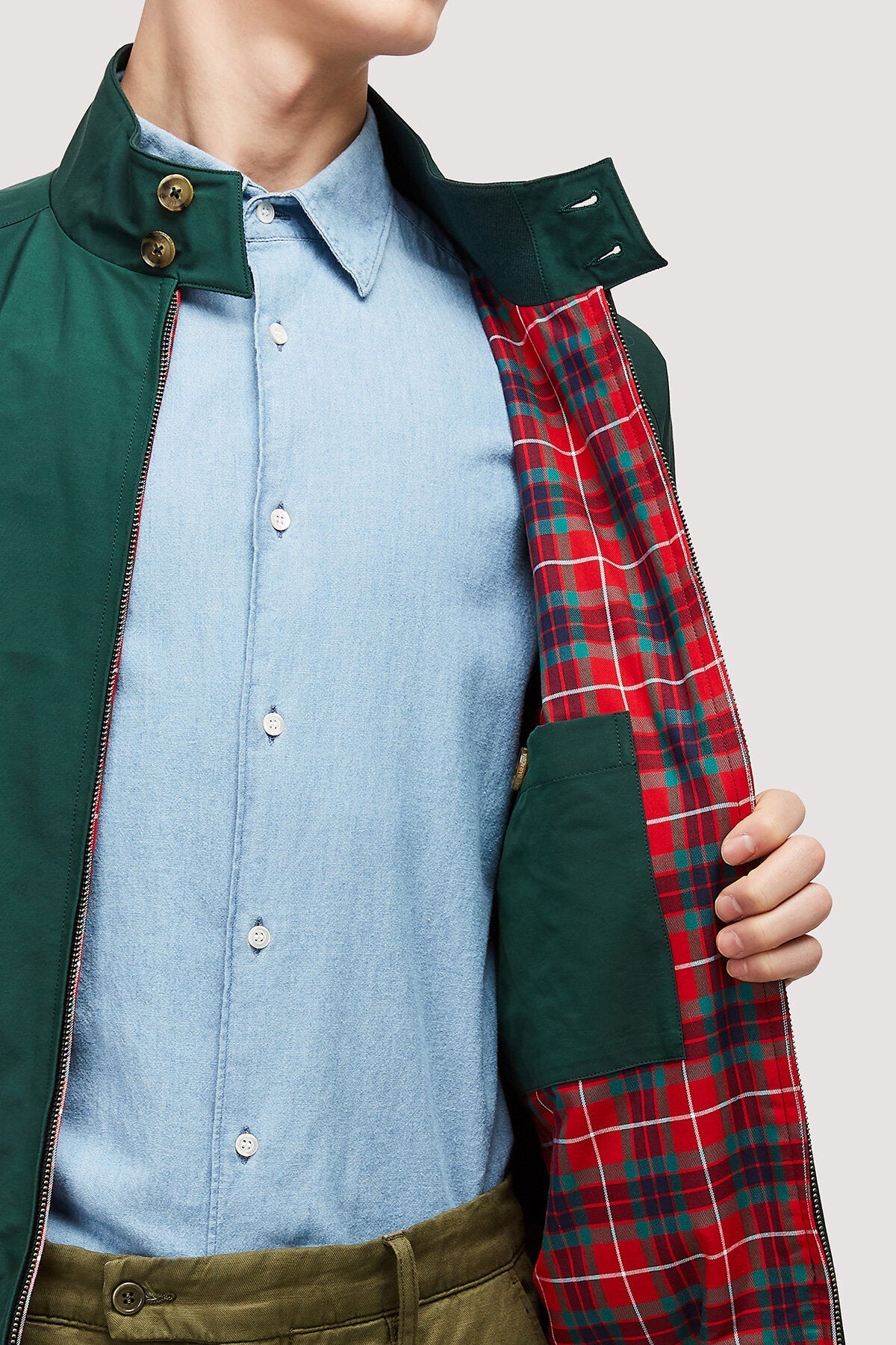 G9 BARACUTA CLOTH - RACING GREEN