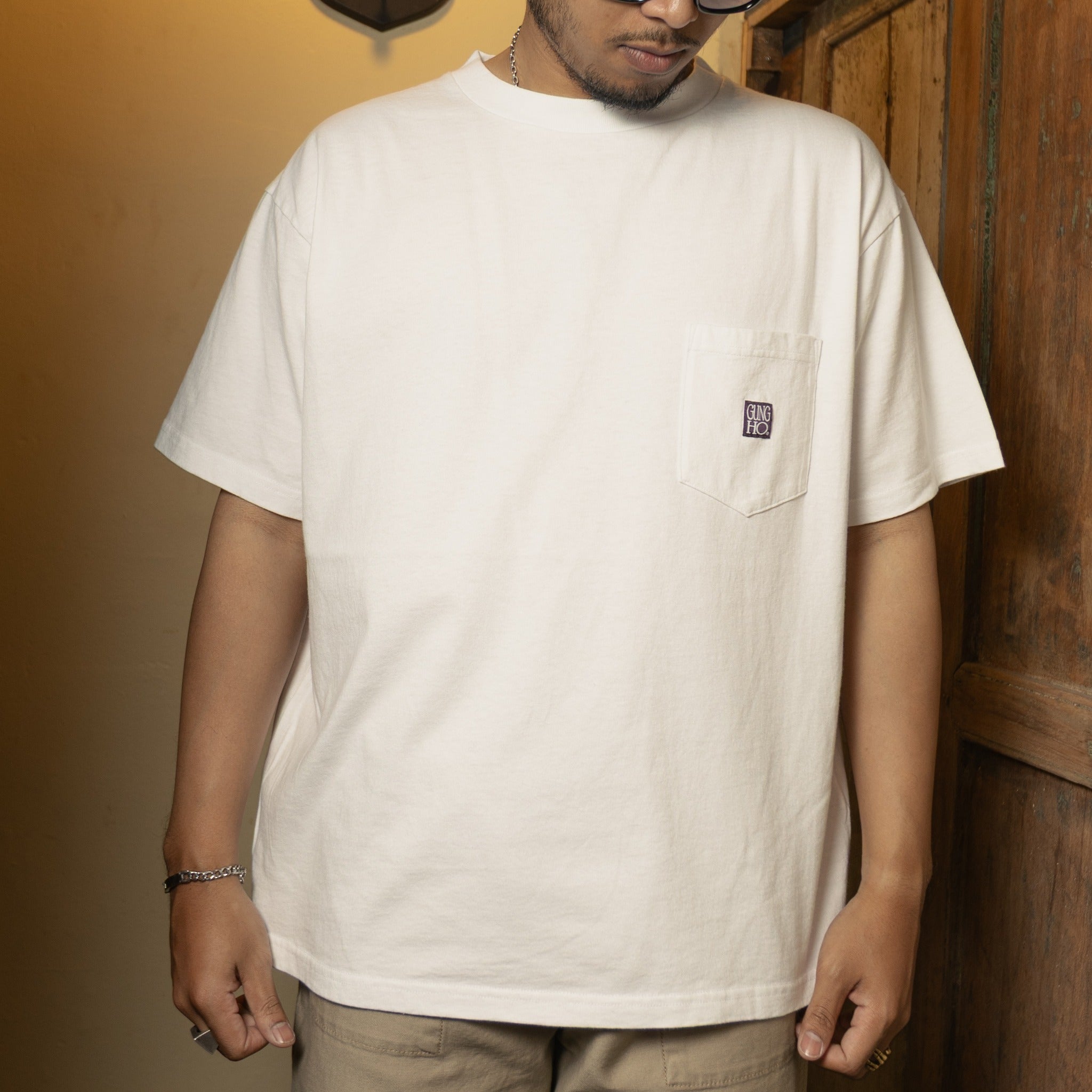 WORKERS POCKET TEE S/S - WHITE
