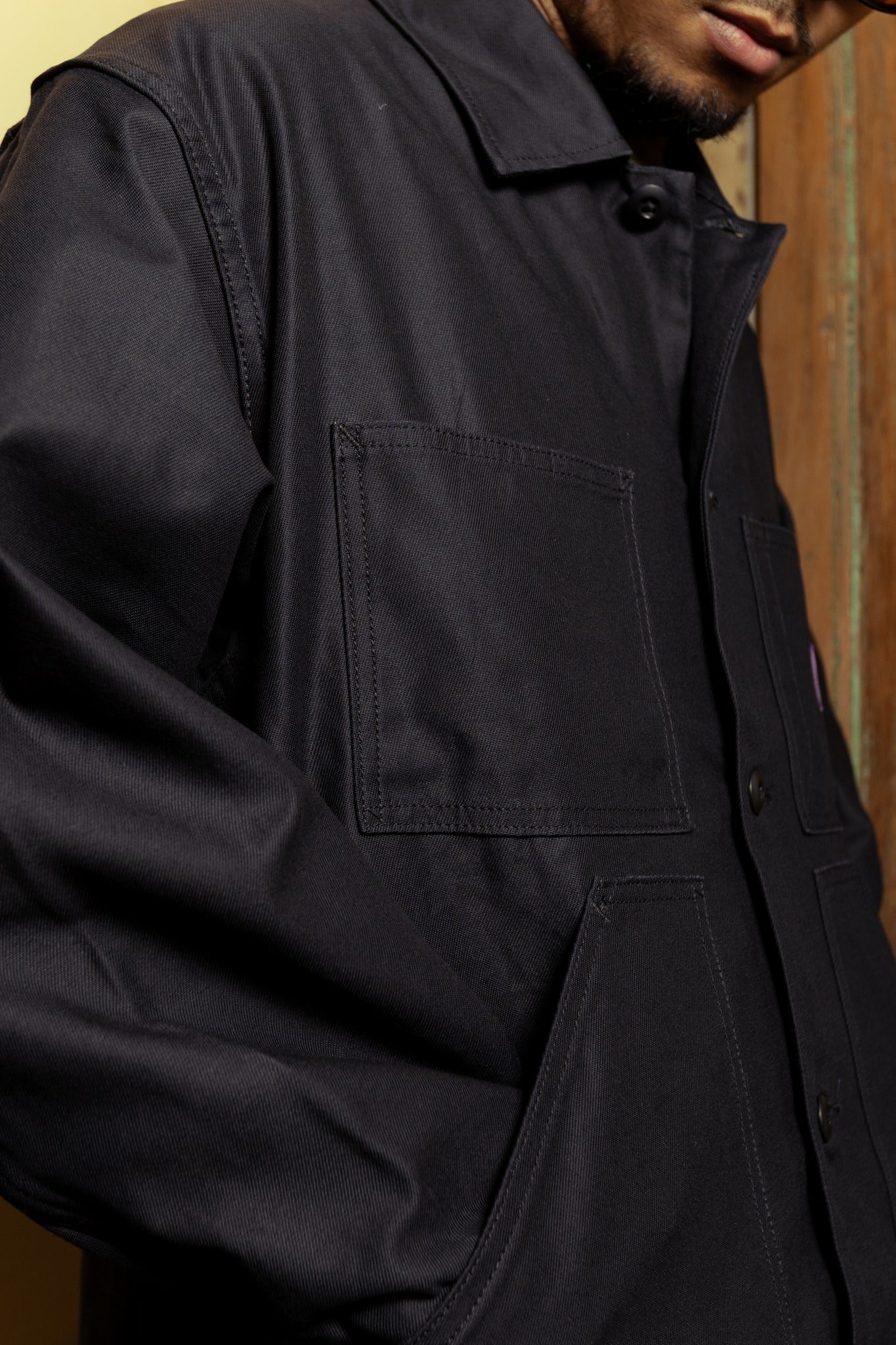 FATIGUE COVER JACKET - BLACK