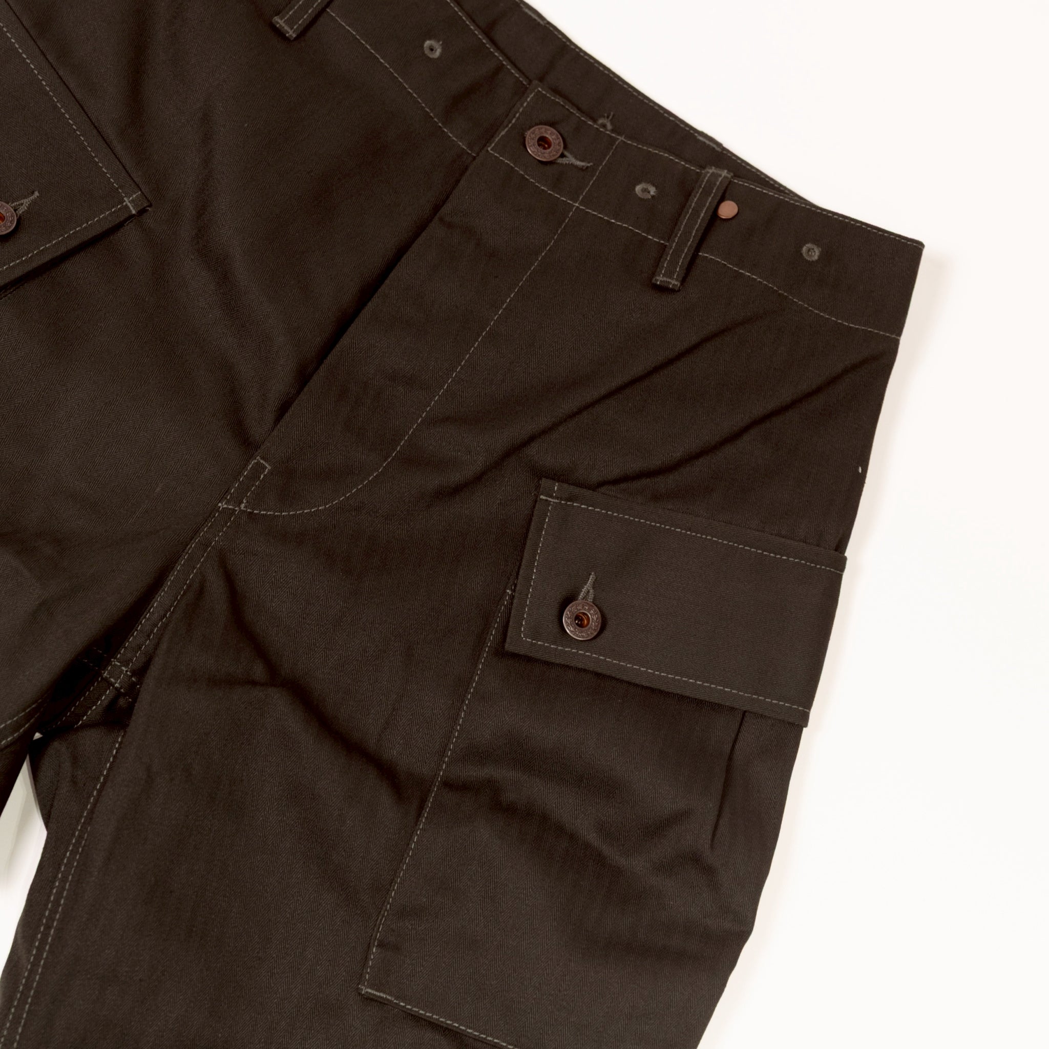 MONKEY PANTS - MOSS BLACK HBT