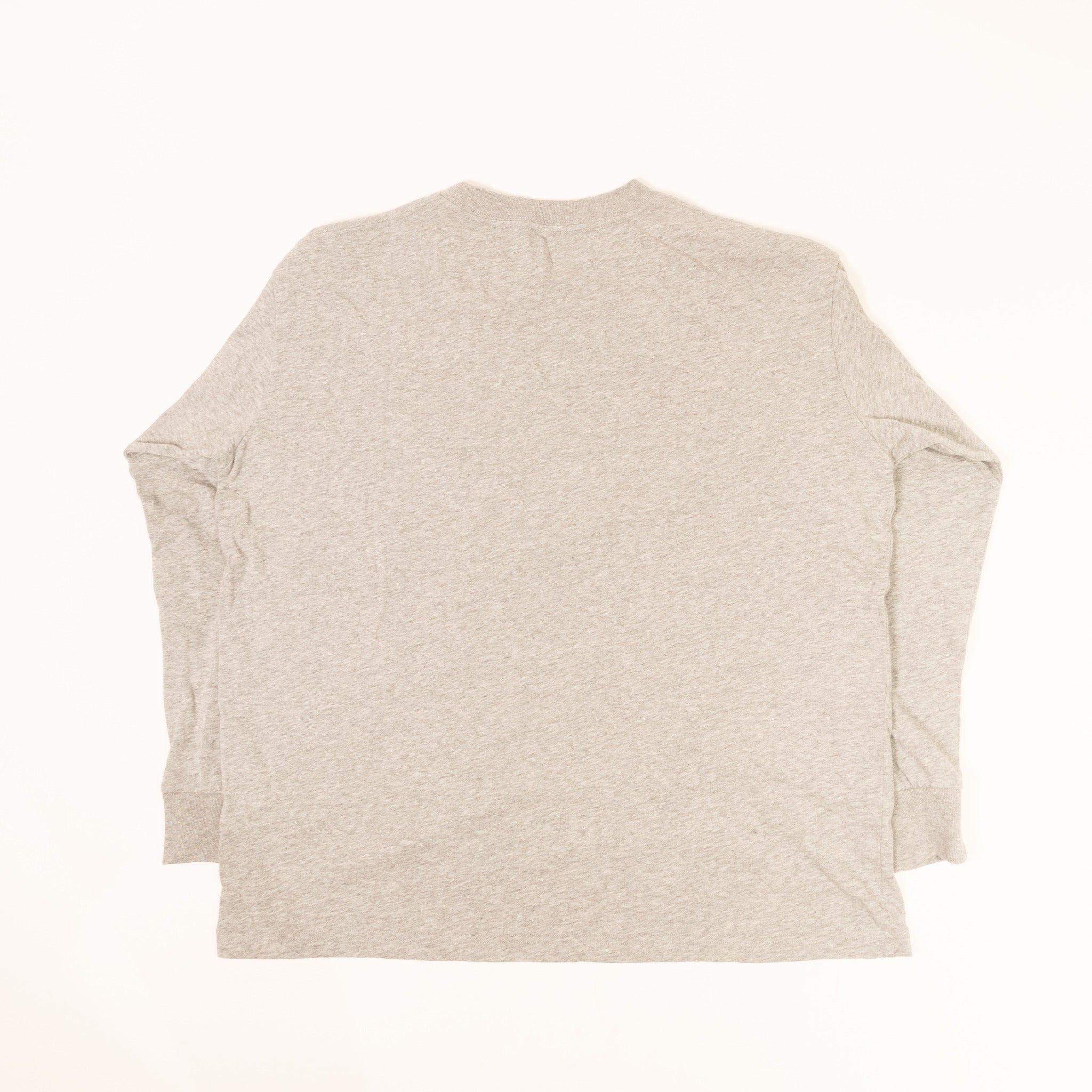 WORKERS POCKET TEE L/S - HEATHER GRAY