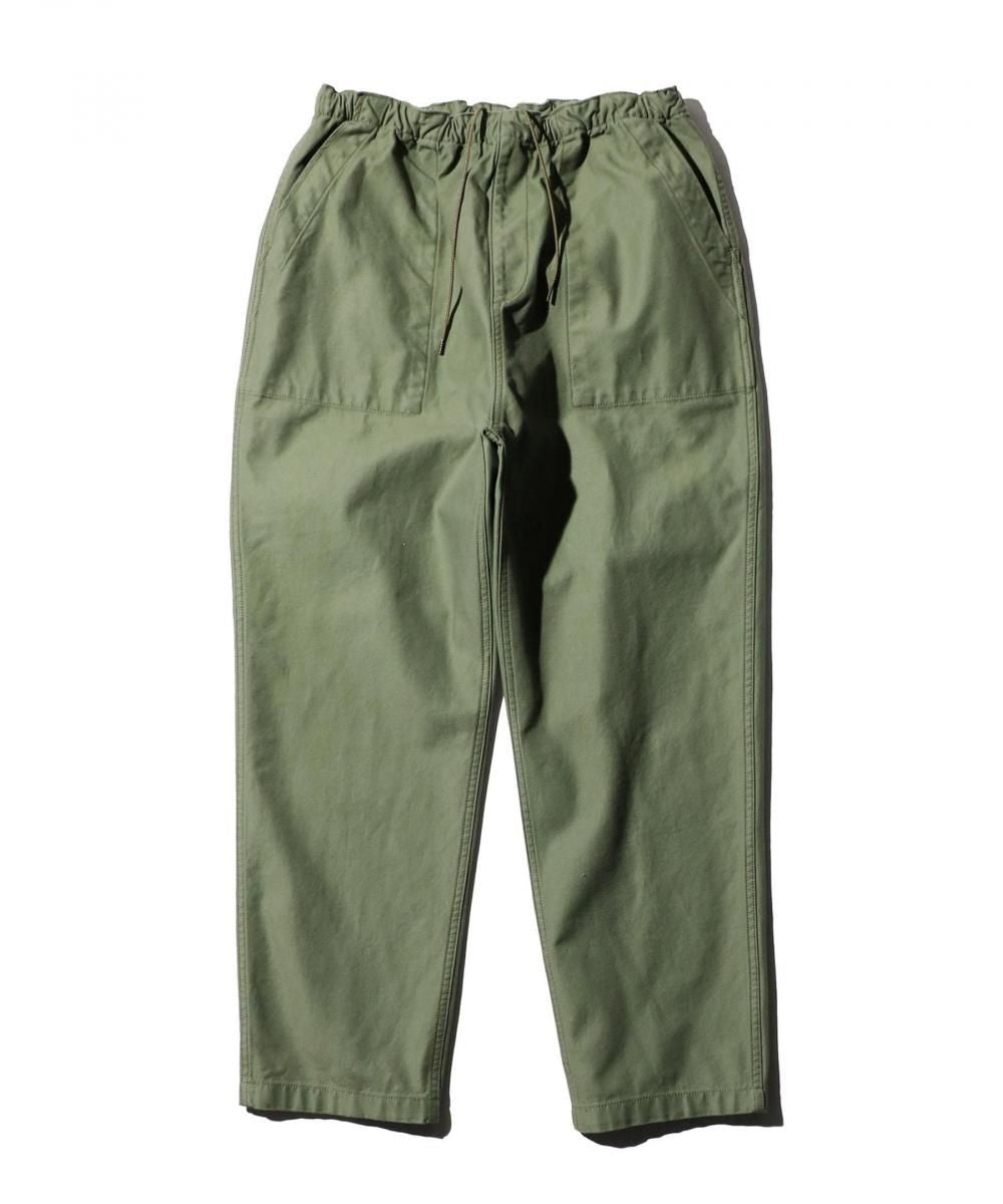 EAZY FATIGUE PANTS BACK SATIN - OLIVE