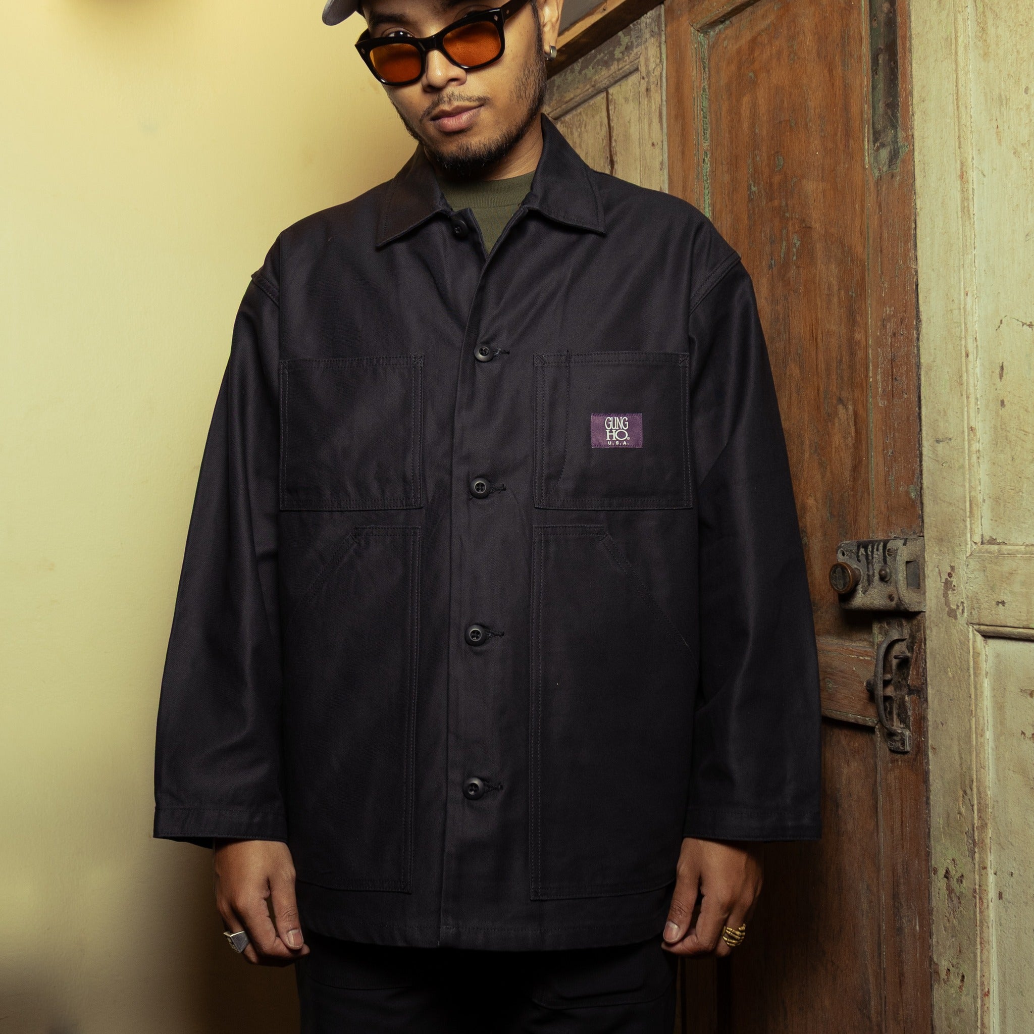 FATIGUE COVER JACKET - BLACK