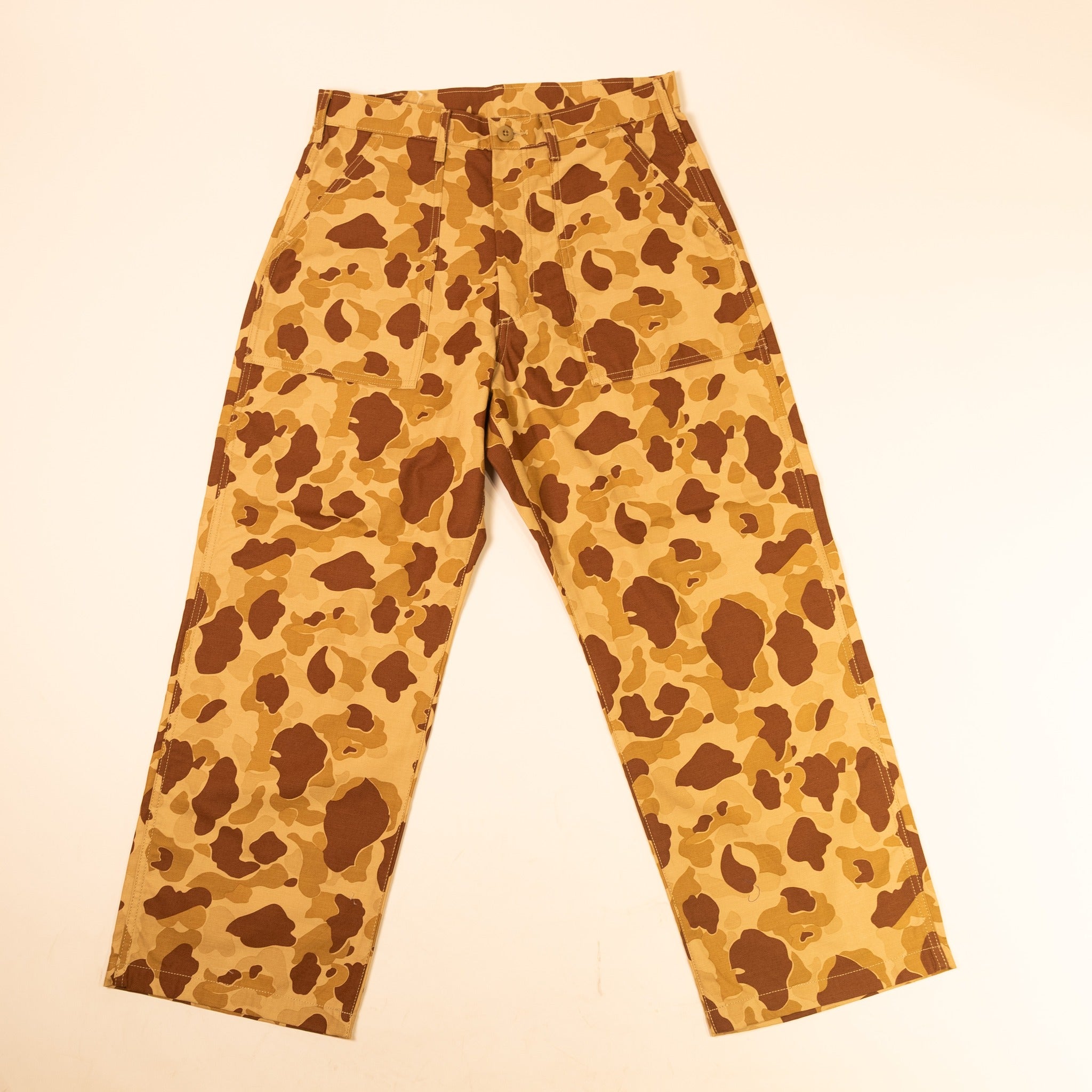 4POCKETS FATIGUE WIDE TROUSER (CAMO) - HUNTER CAMO