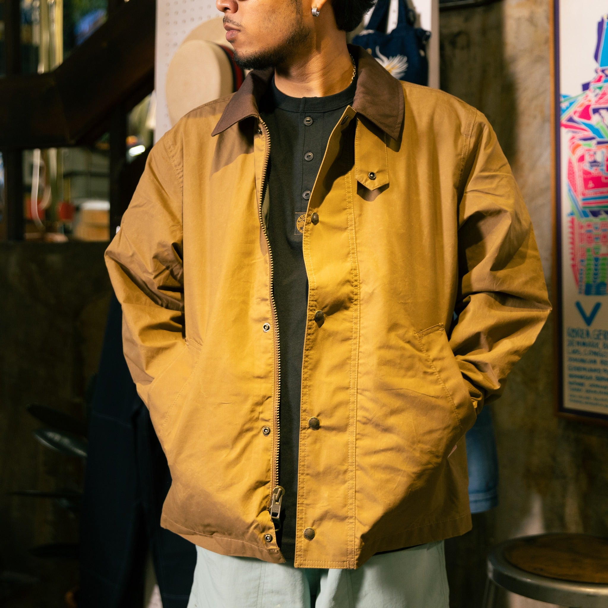 RANGER SHORT FIELD JACKET - DARK BEIGE