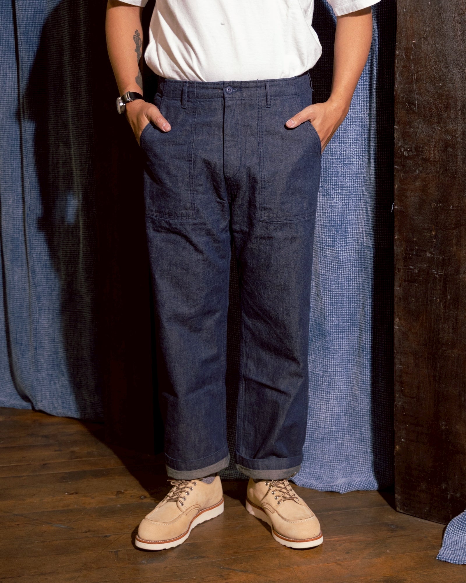 JBPT1017 Denim Baker Pants - INDIGO