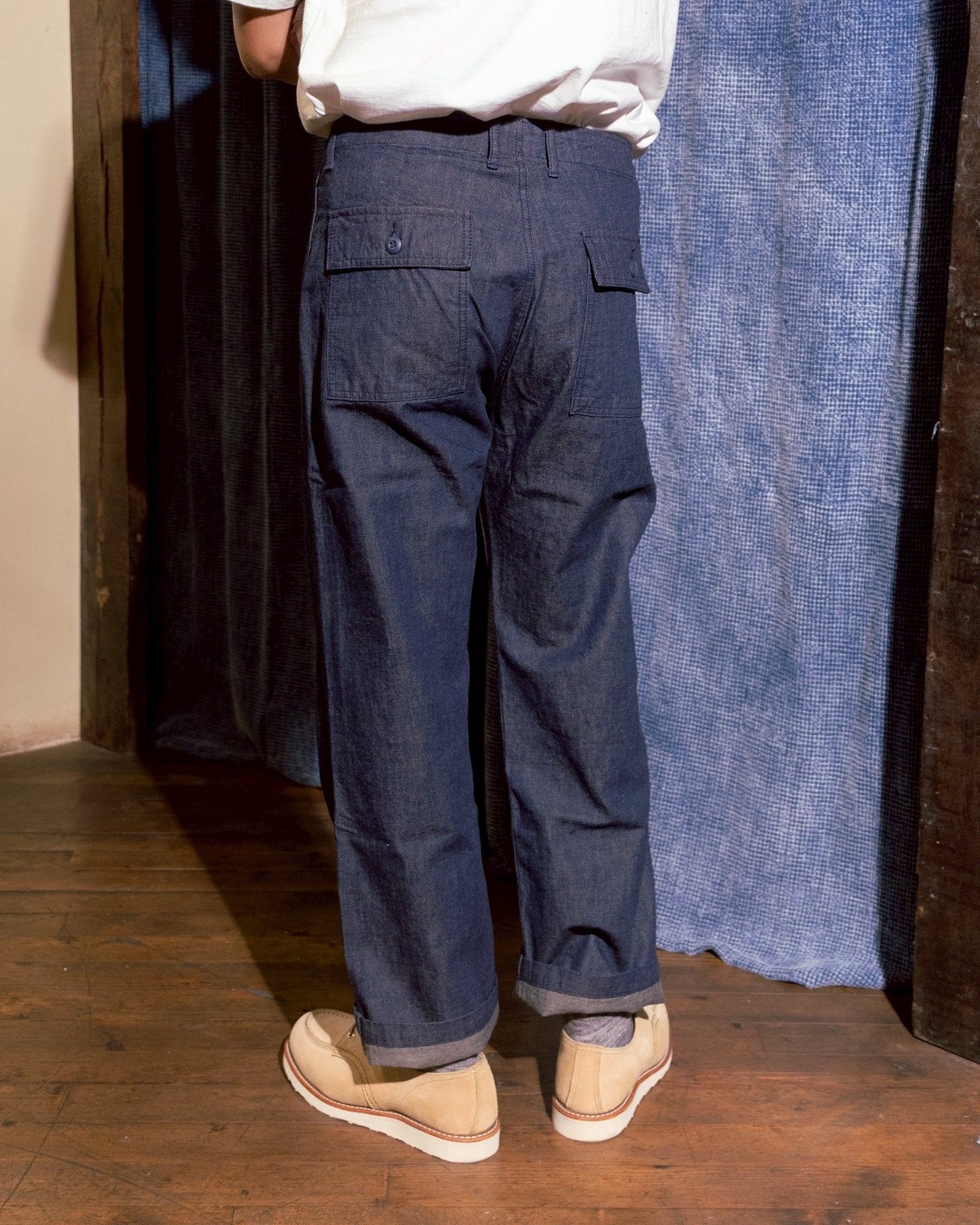 JBPT1017 Denim Baker Pants - INDIGO