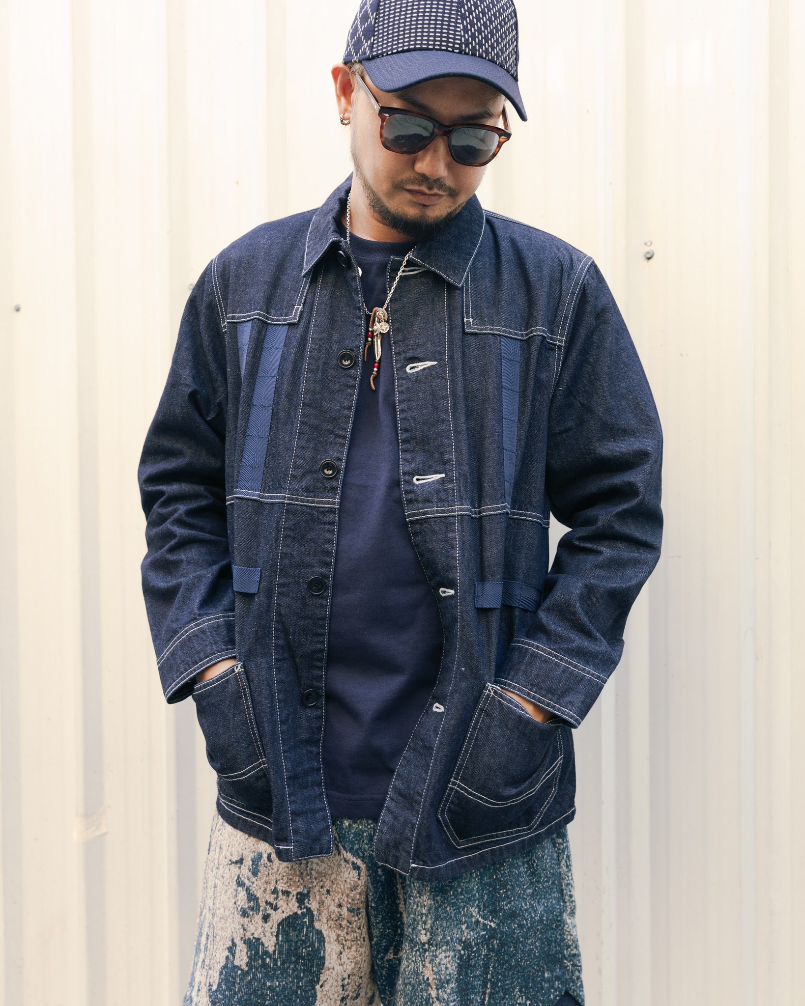 COVERALL JACKET (FA25) - INDIGO