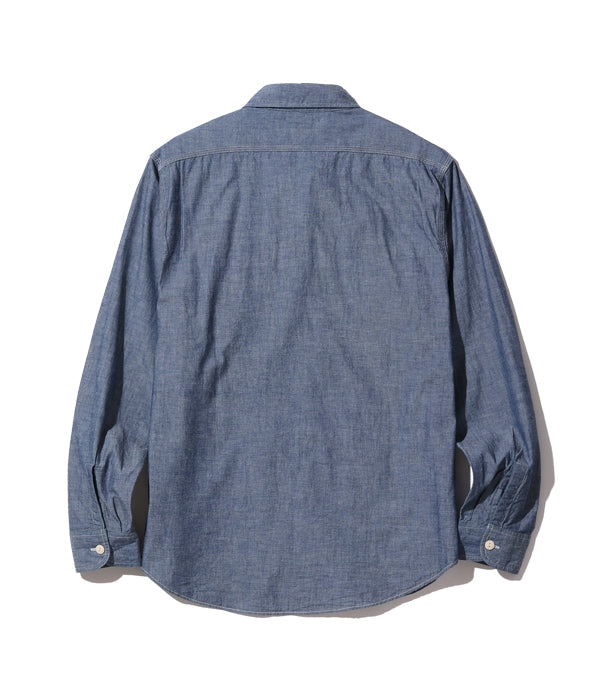 SC27850 BLUE CHAMBRAY WORK SHIRT L/S - INDIGO
