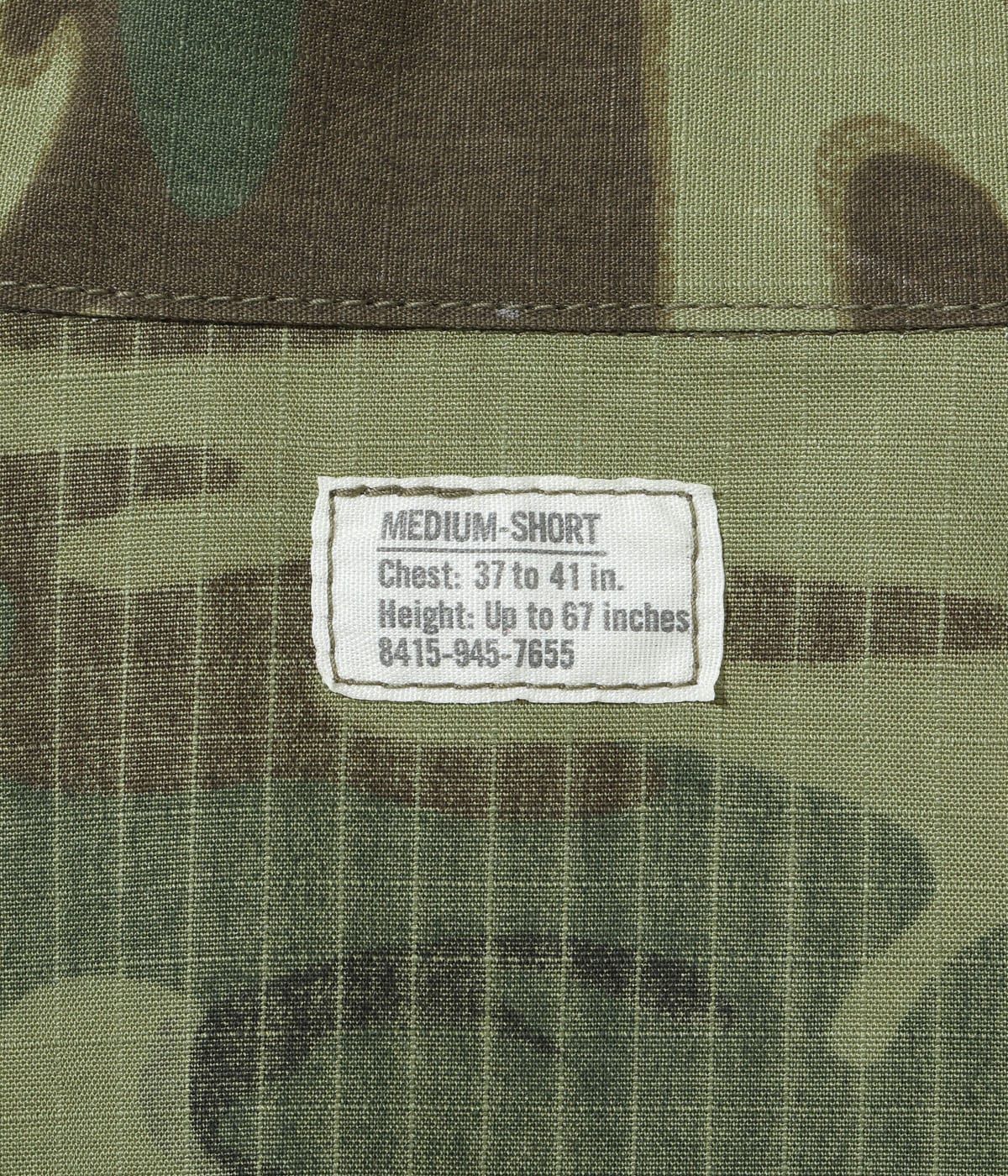 BR15691 COAT MAN'S CAMOUFLAGE COTTON WIND RESISTANT POPLIN CLASS 2 - CAMOUFLAGE
