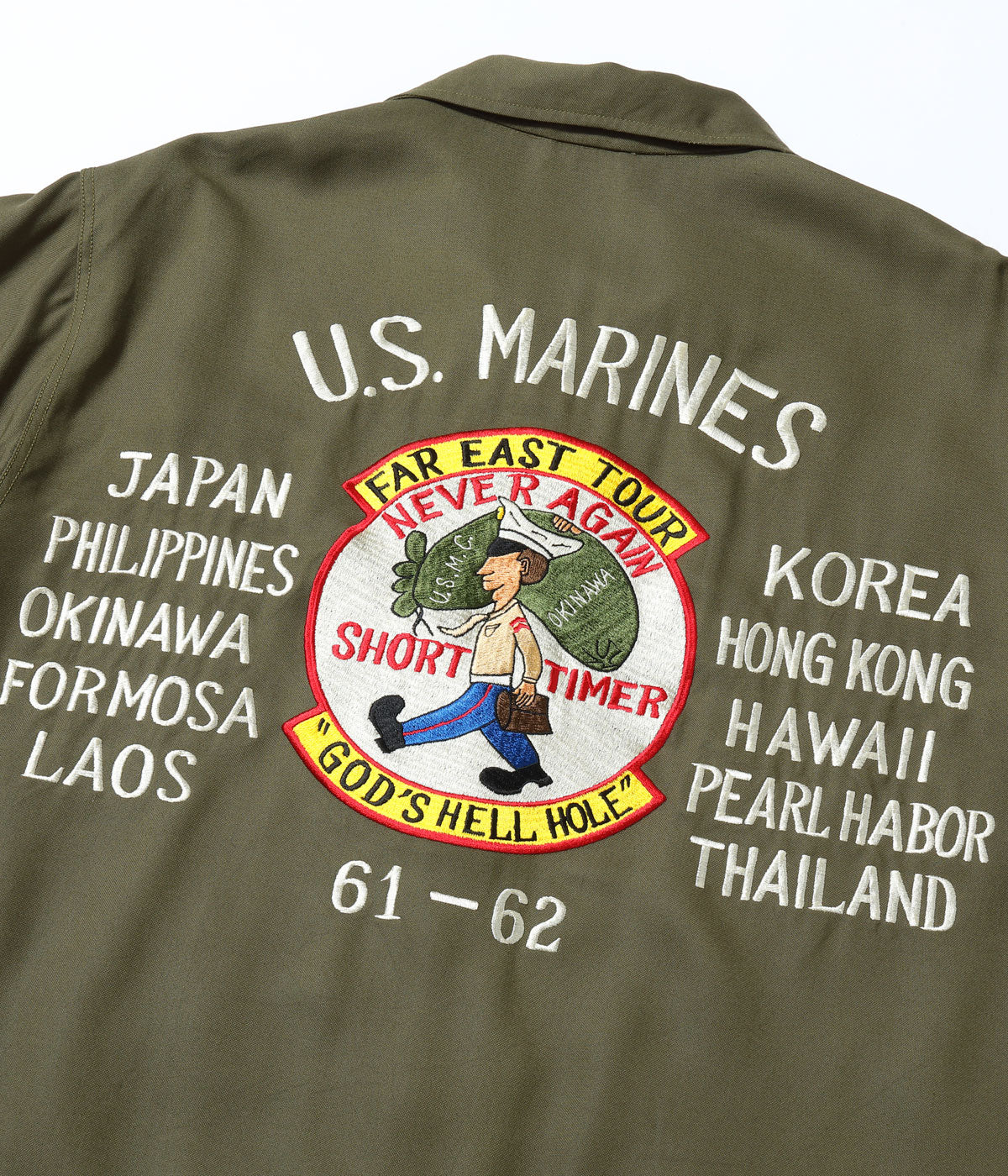 BR15715 TOUR JACKET “U.S. MARINE CORPS 3rd MARINE EXPEDITIONARY BRIGADE” - OLIVE