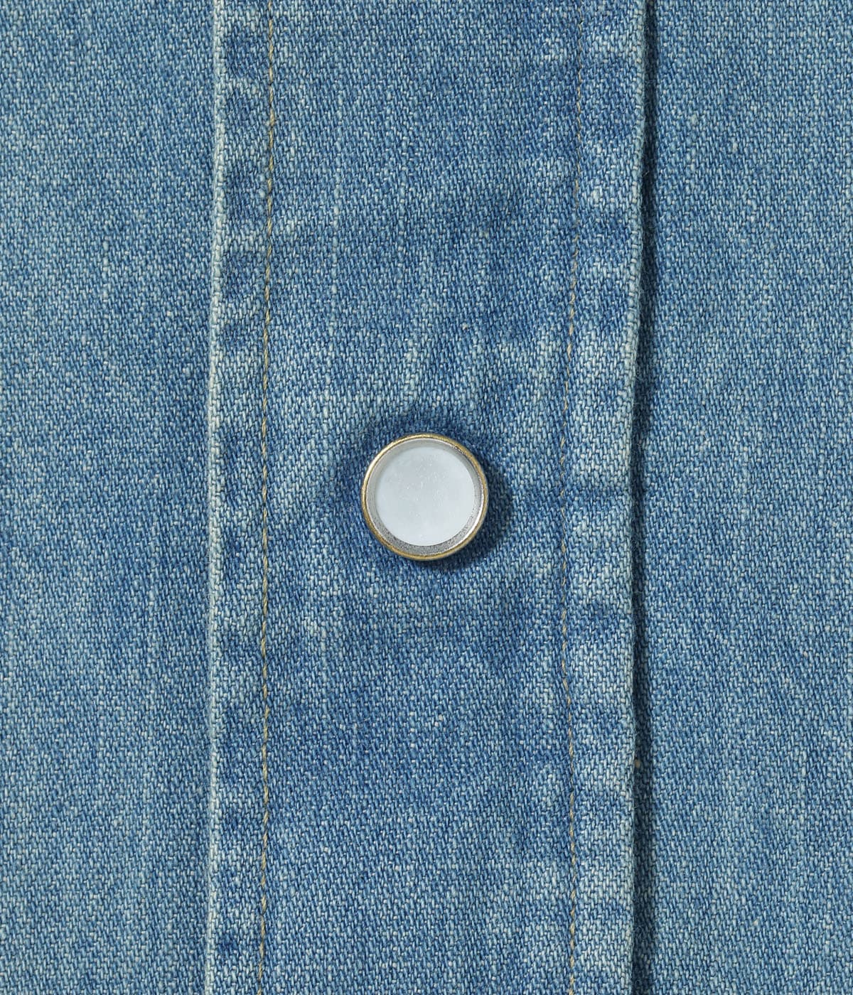 SC29684 BLUE DENIM WESTERN SHIRT AGED MODEL - INDIGO
