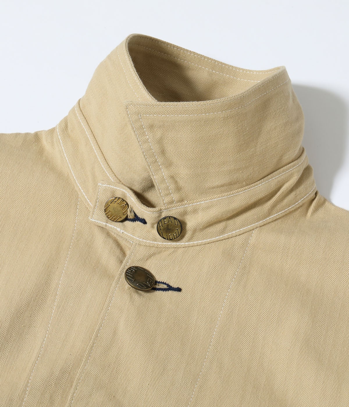 HD15908 HEADLIGHT 10oz. RANDOM HBT WORK COAT - WHEAT