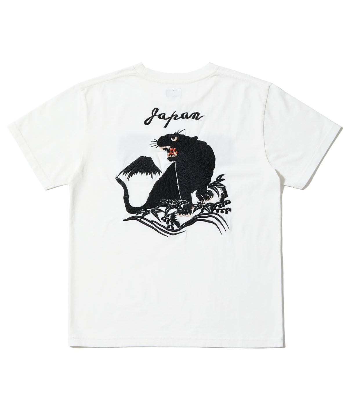 TT79743 SUKA T-SHIRT EMBROIDERED TIGER - WHITE