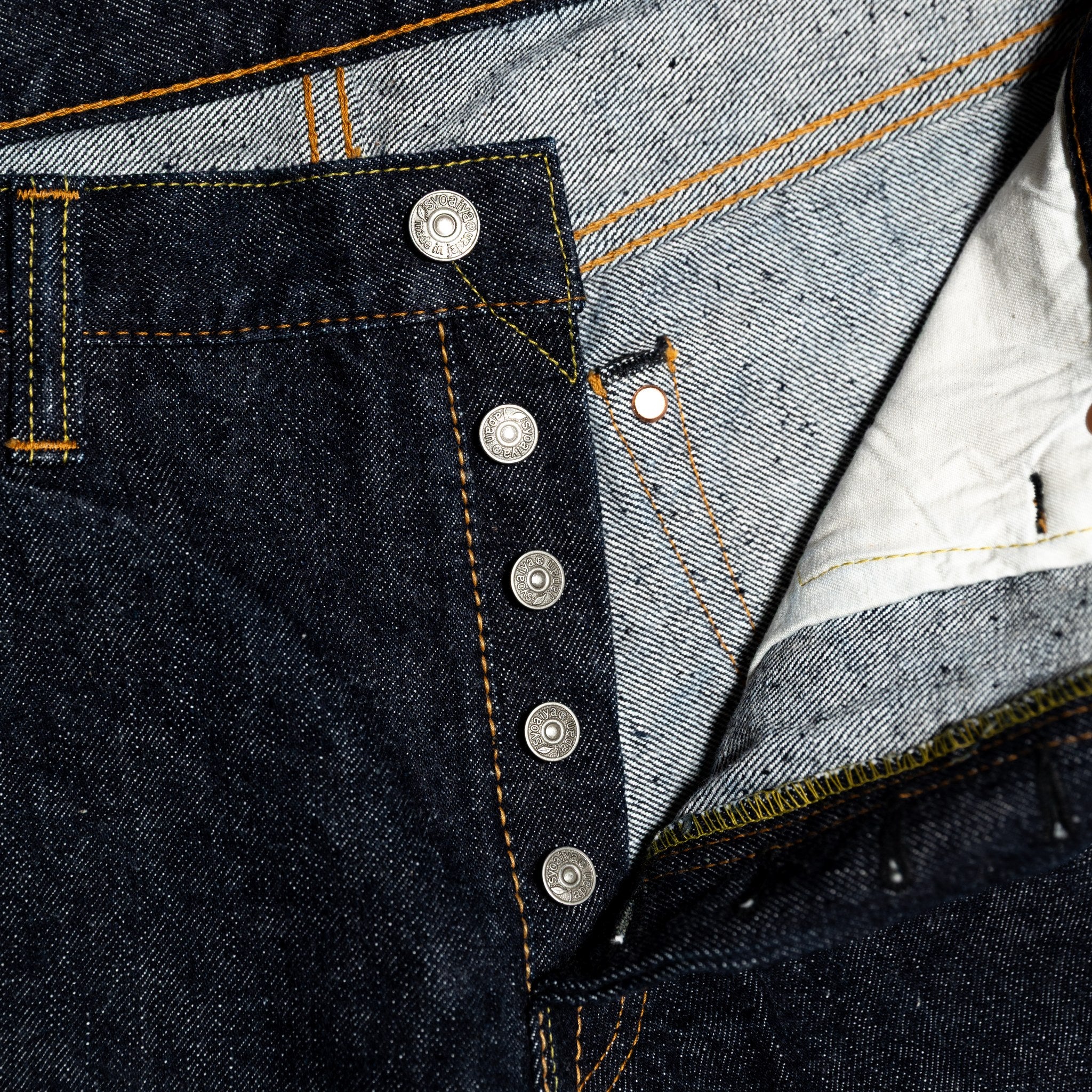 PBE-005 SLIM STRAIGHT - BEIGE CORE INDIGO