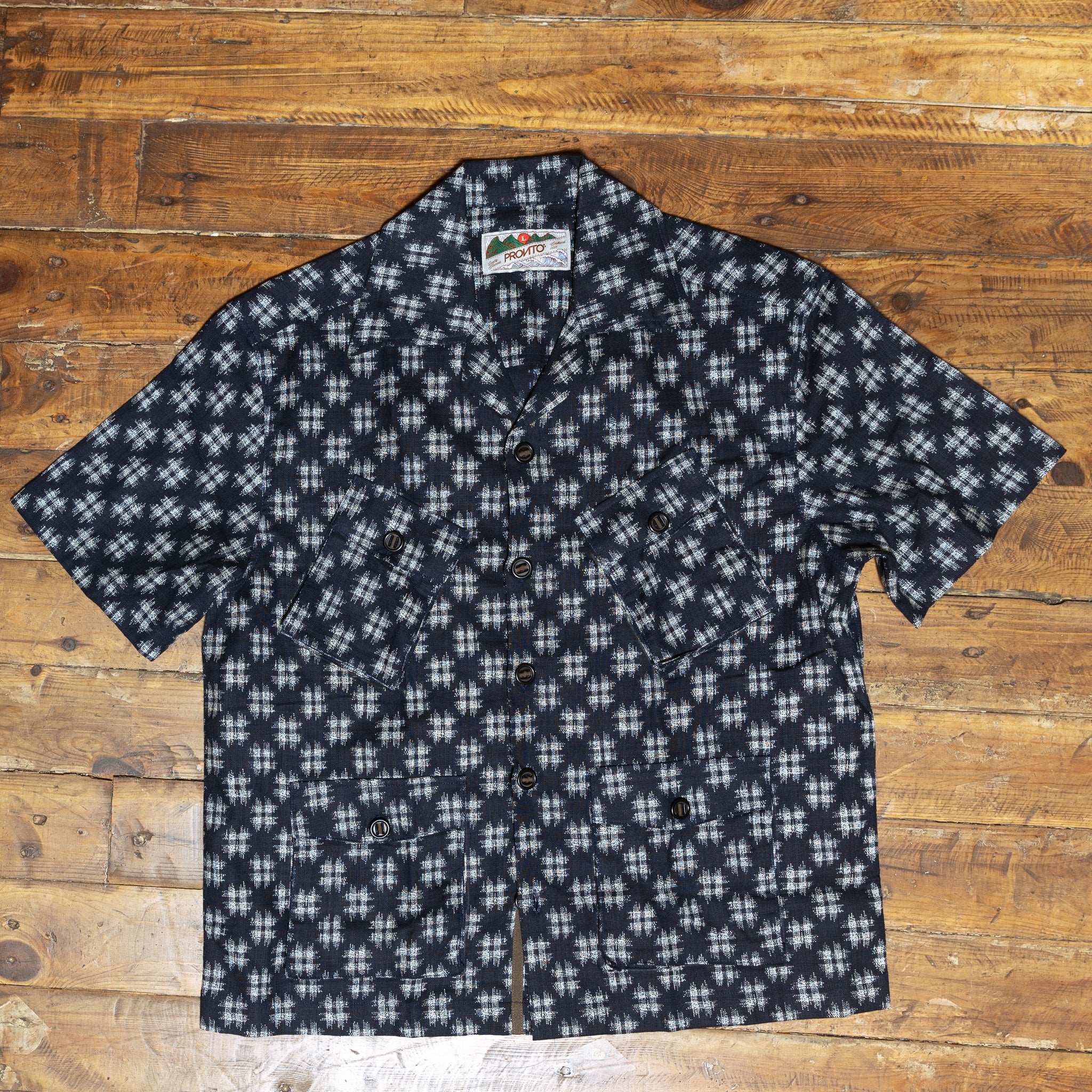 TROPICAL OVERSHIRT - CROSSHATCH HOMESPUN