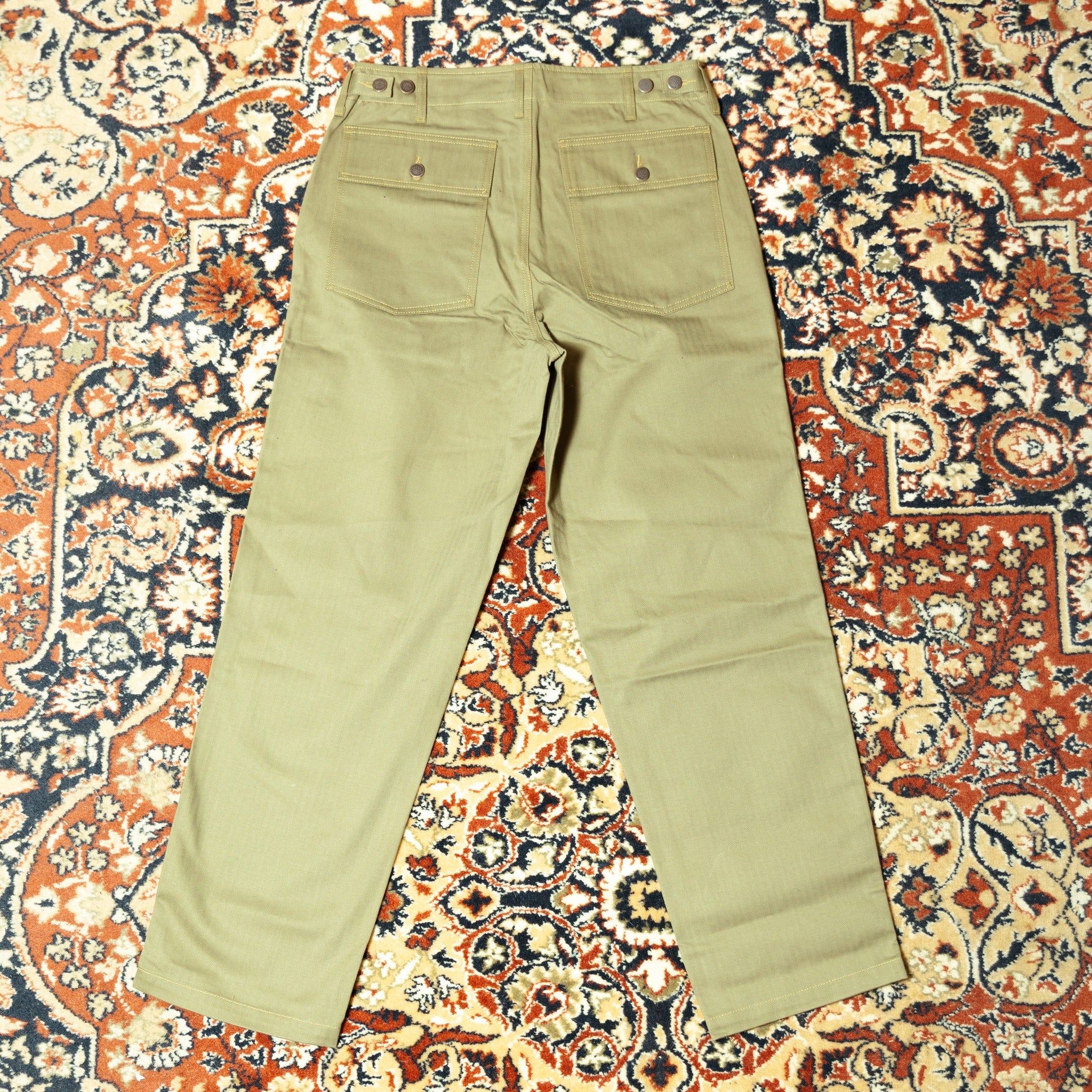 BAKER PANTS - OLIVE DRAB HBT