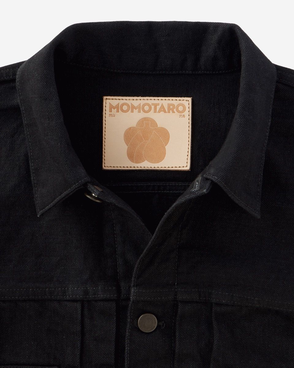 MMGJ11025S #002 CLASSIC DENIM JACKET 15.7oz - BLACK