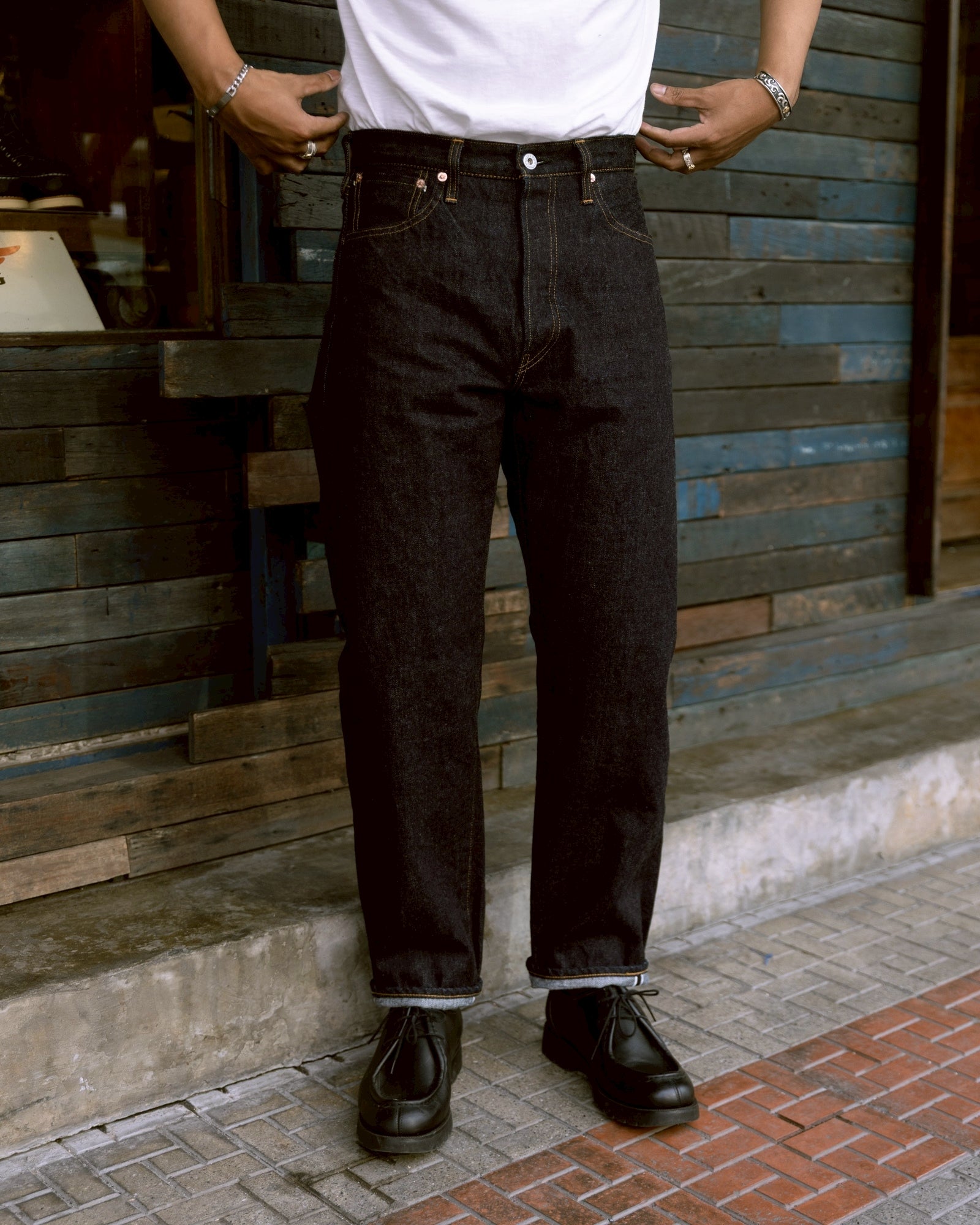 F165 SELVEDGE GARAGE DENIM 5P - INDIGO