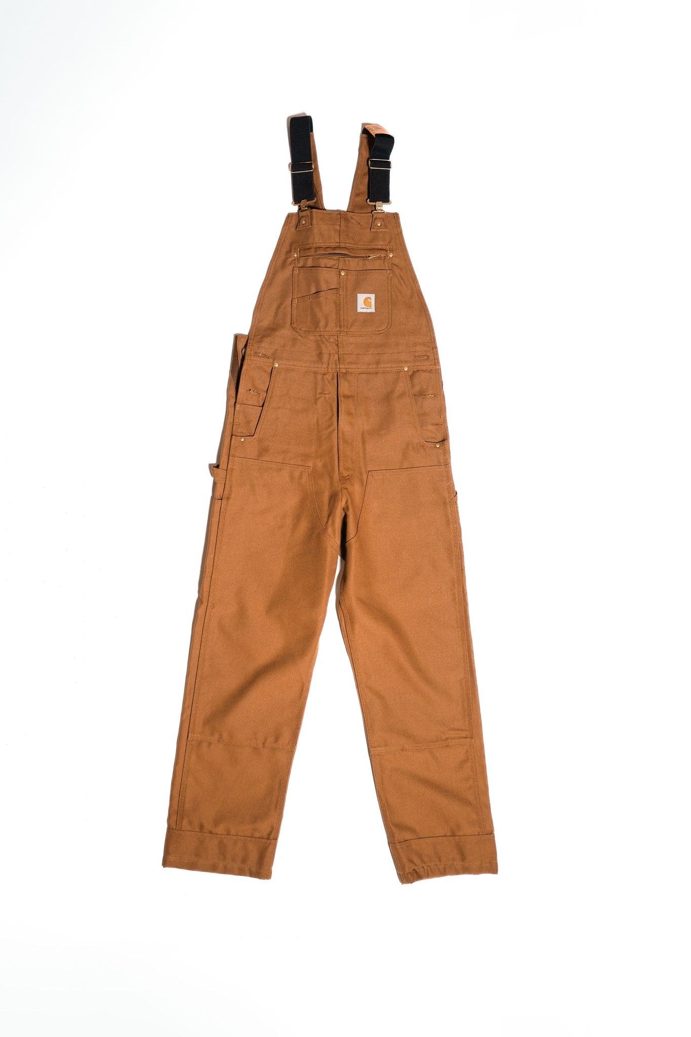MEN'S BIB OVERALL-RELAXED FIT-DUCK - CARHARTT BROWN