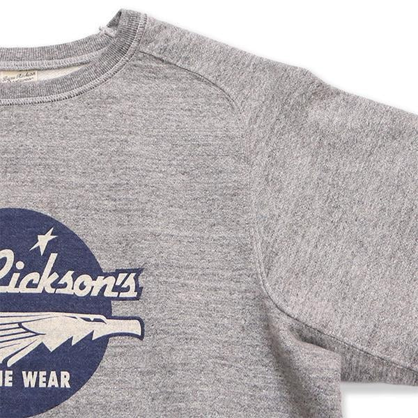 BR69507 FREEDOM SLEEVE SWEATSHIRT "BUZZ RICKSON'S" - Heather Gray