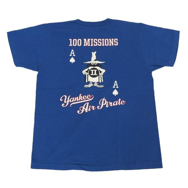 BR79514 S/S T-SHIRT "YANKEE AIR PIRATE" - BLUE