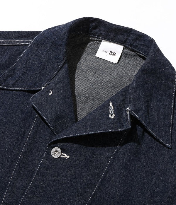 BR15302 US ARMY DENIM WORKING JACKET - INDIGO