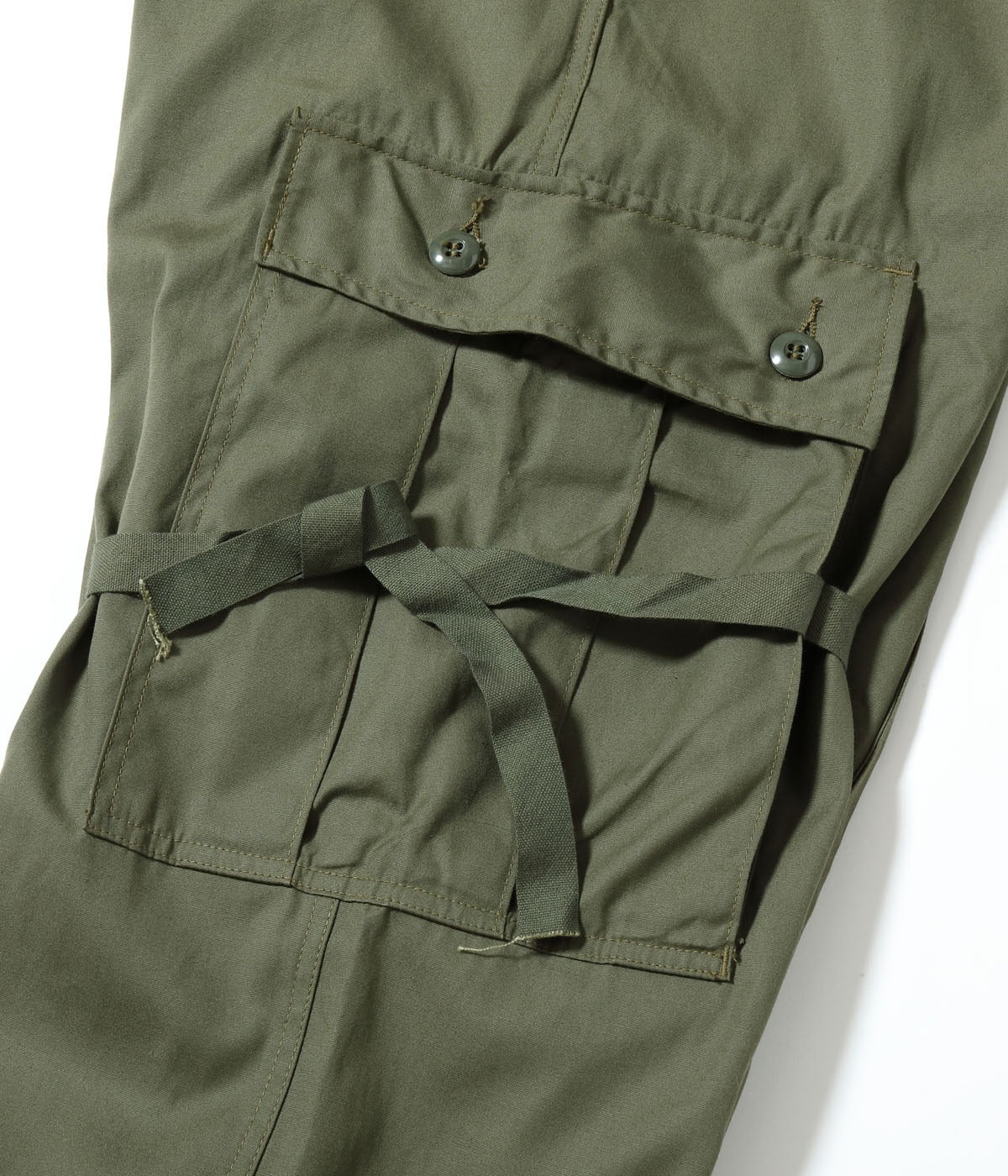 BR42500 TROUSERS MENS COTTON WIND RESISTANT POPLIN OLIVE GREEN ARMY SHADE 107 SHORT LENGTH - OLIVE