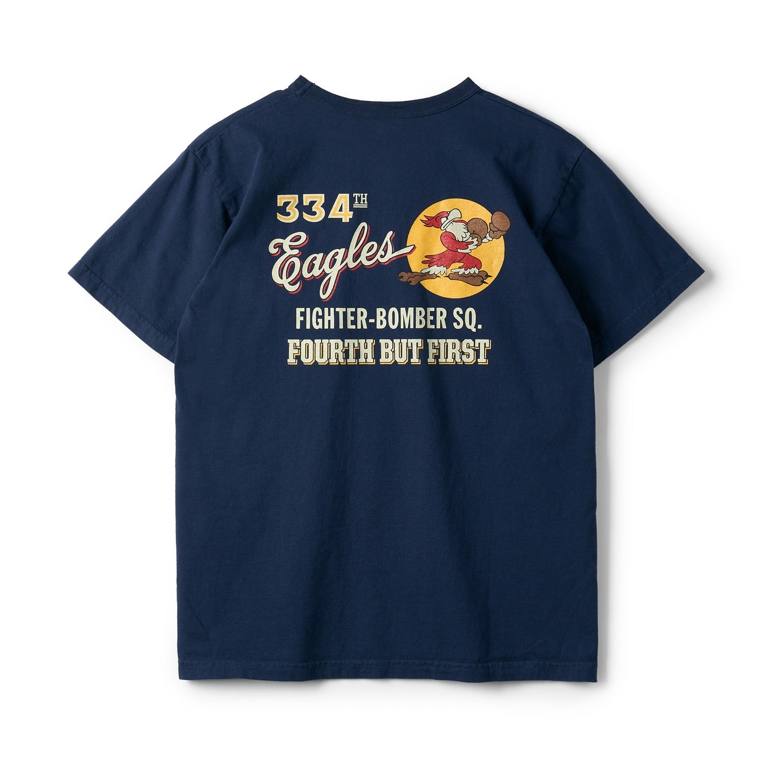 BR79515 S/S T-SHIRT "334th FTR-BOMB" - NAVY